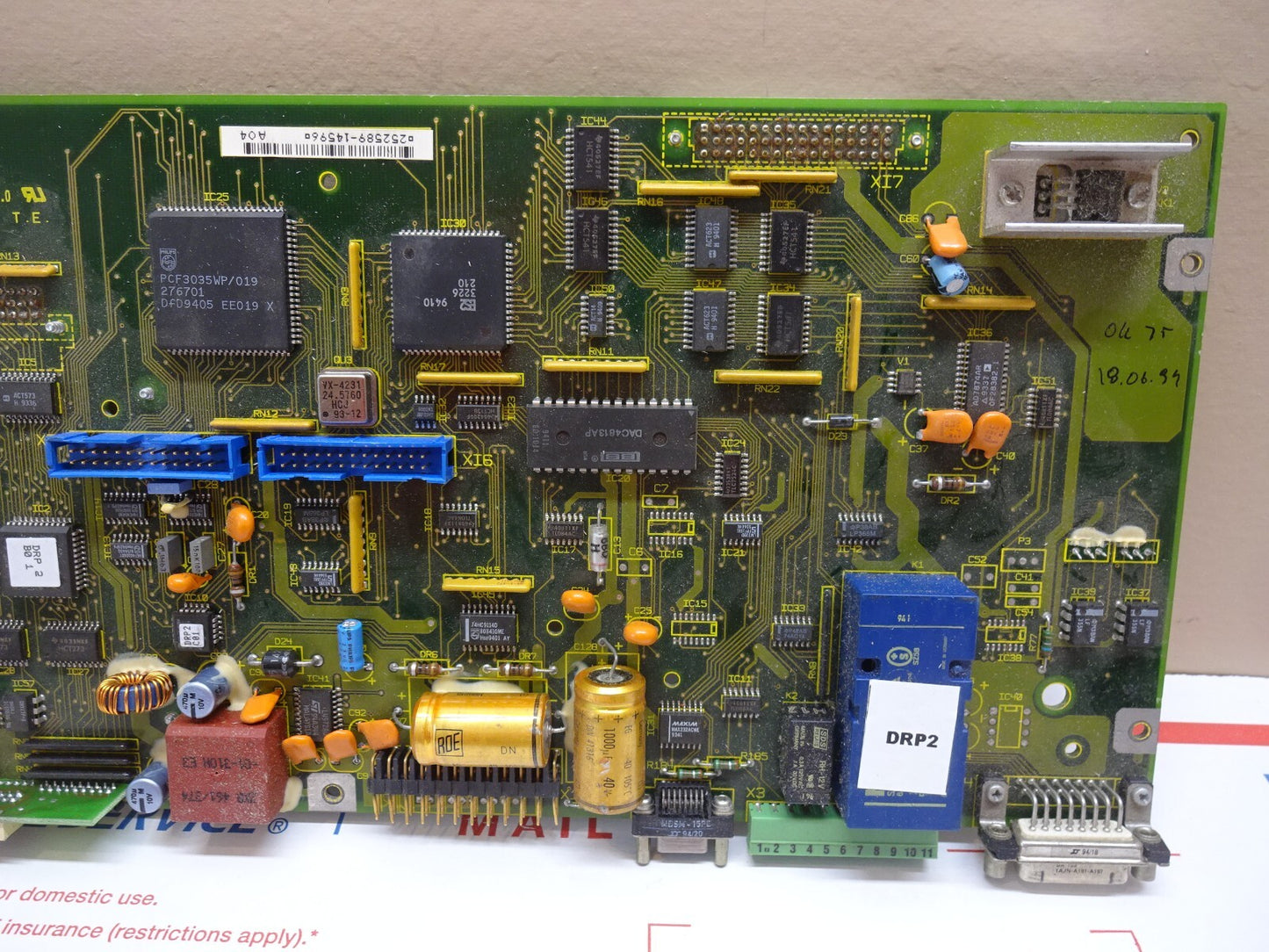 INDRAMAT DRP2 109-0852-3B29-02 MAIN CIRCUIT BOARD