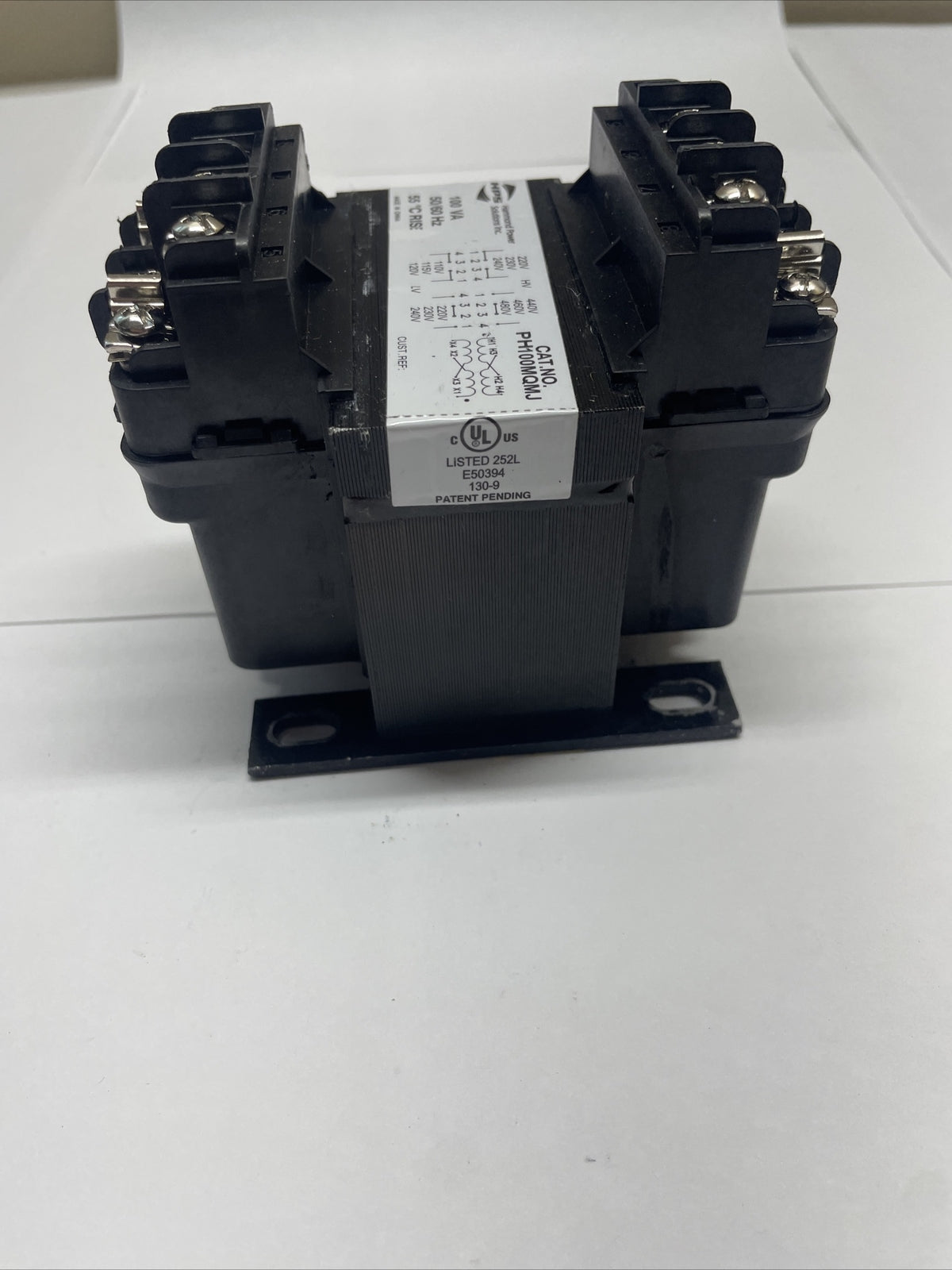 HPS Hammond Power Control Transformer Cat No. PH100MQMJ