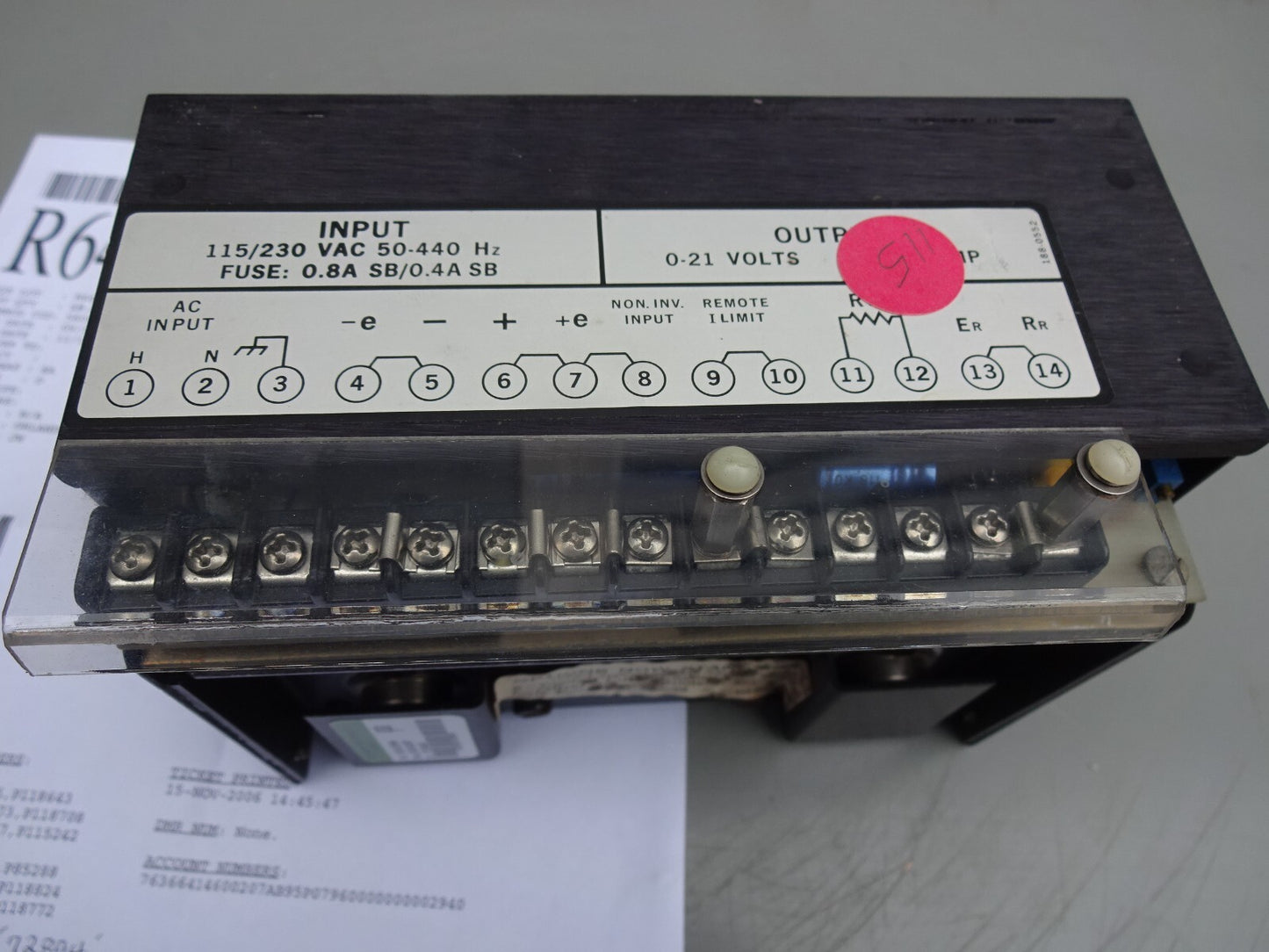 KEPCO PAT 21-1 / POWER SUPPLY SERIES P / REPAIRED