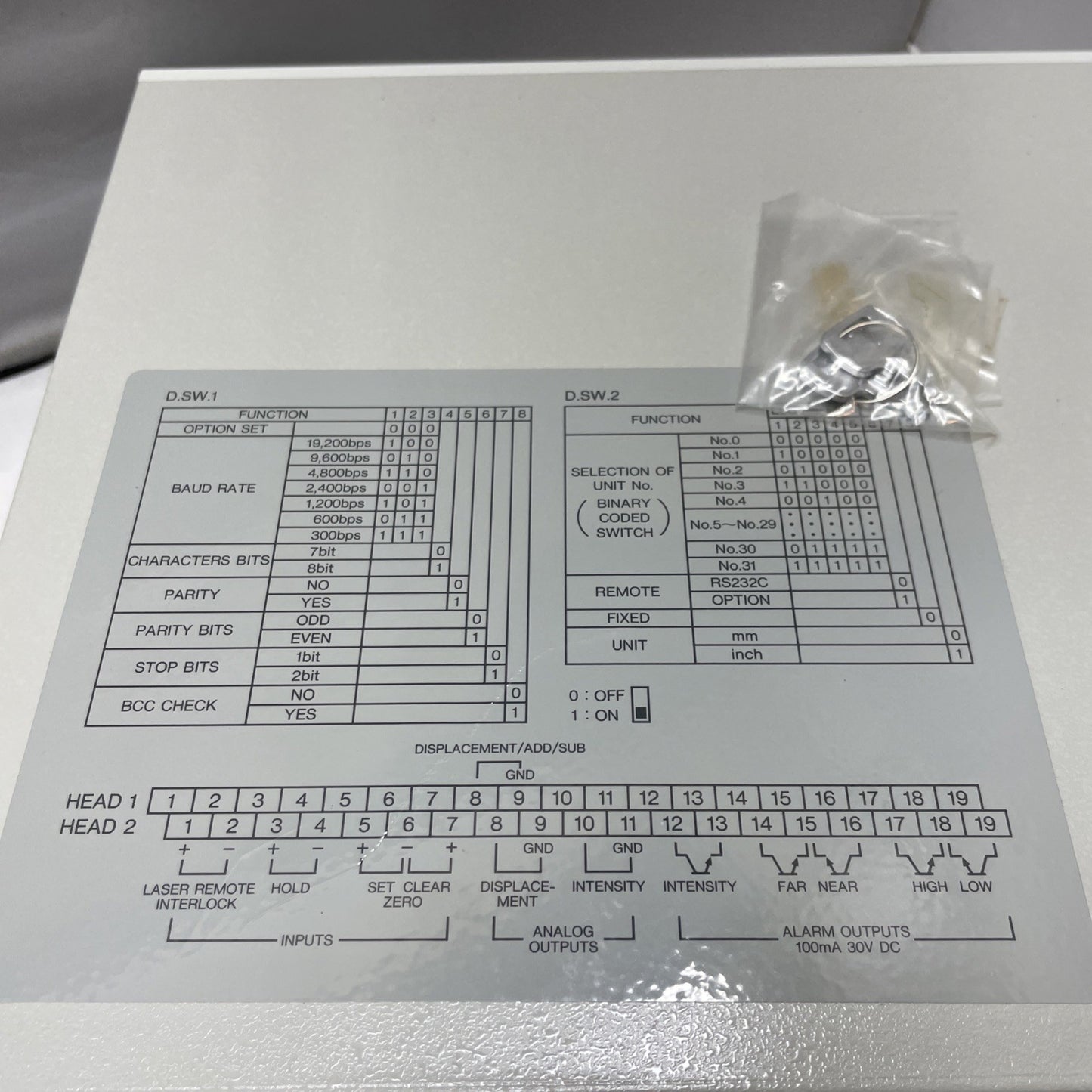 NAIS ANL3331A LM Laser ANALOG SENSOR