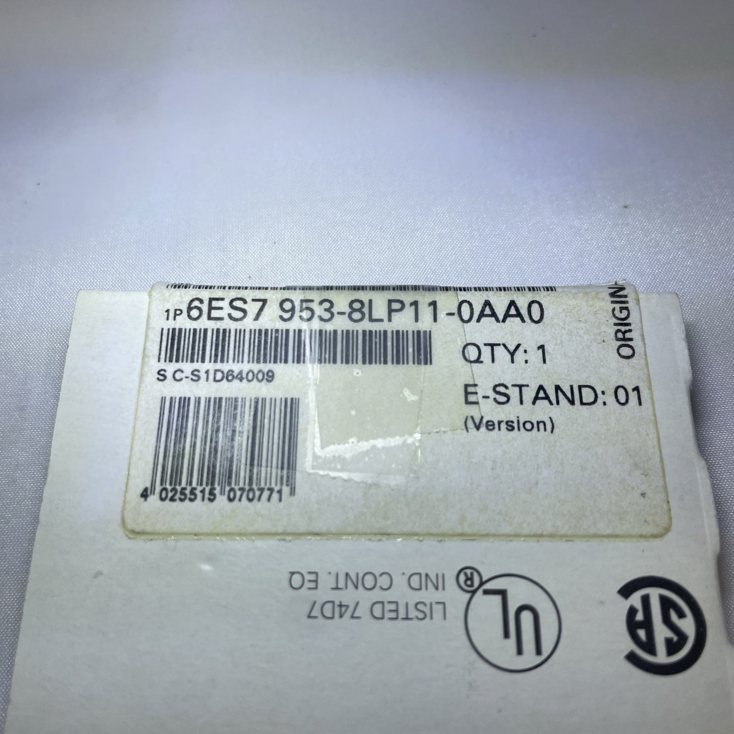 Siemens Simatic MMC 8MB 6ES7953-8LP11-0AA0 6ES7 953-8LP11-0AA0