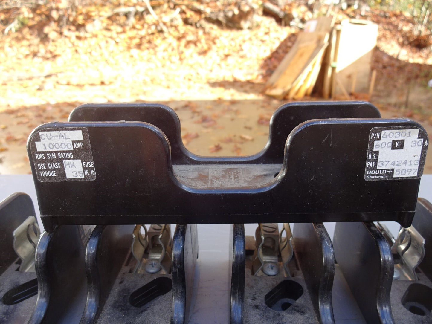 GOULD SHAWMUT 60301 FUSE HOLDERS 1 POLE 600V / 30A / LOT OF 6