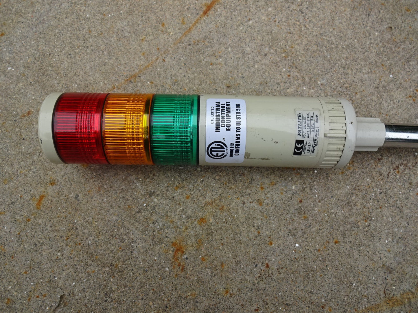 PATLITE / LE-FBP / 24V AC/DC / 0.6W/ 1 STACK GREEN YELLOW RED