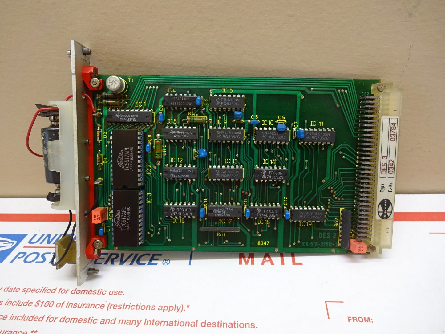 INDRAMAT DES 3 PC BOARD DES3 / 0342 / 03/84