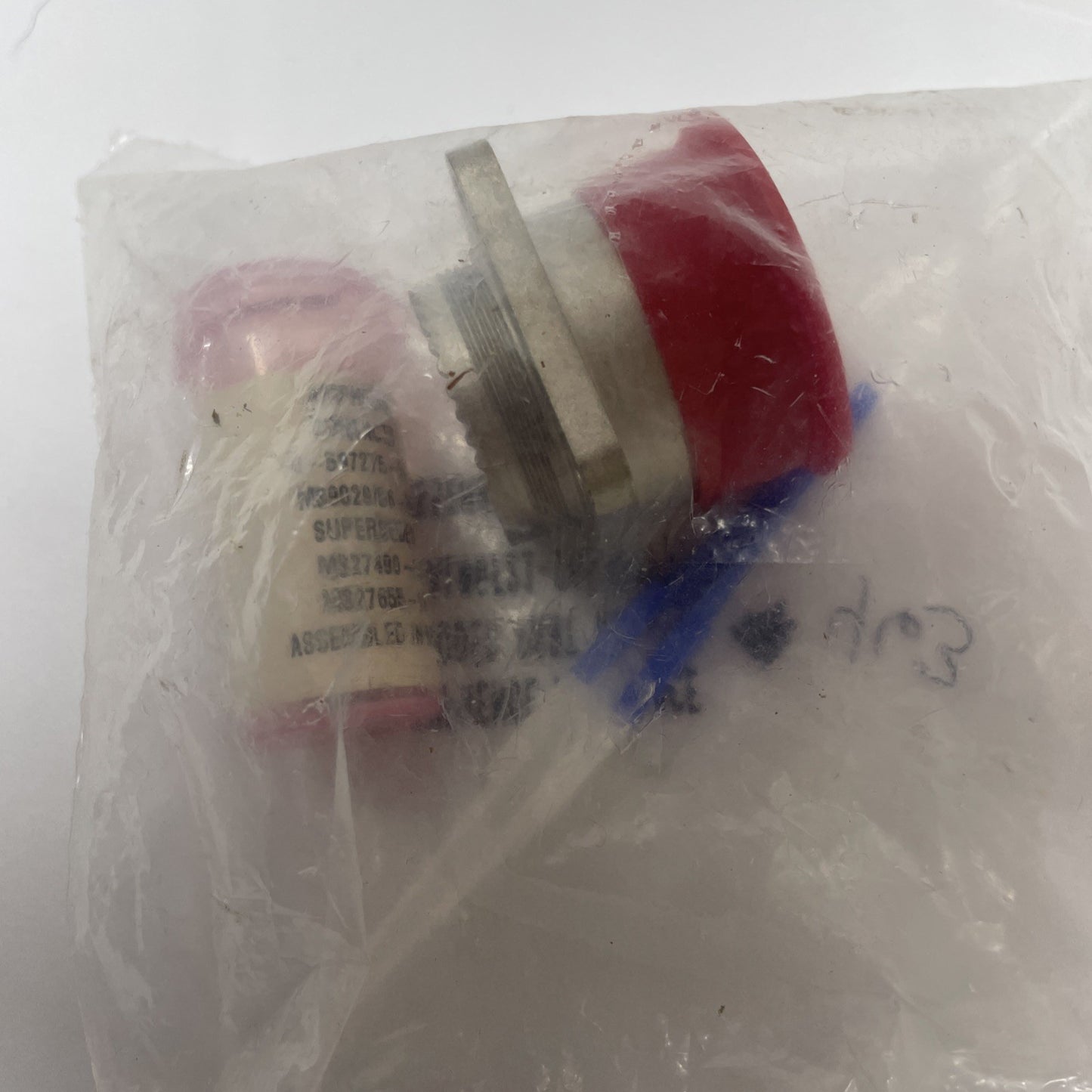 Amphenol AL00F21-16S Circular Connector 16-Way Wall Receptacle w/ Pins + Tool