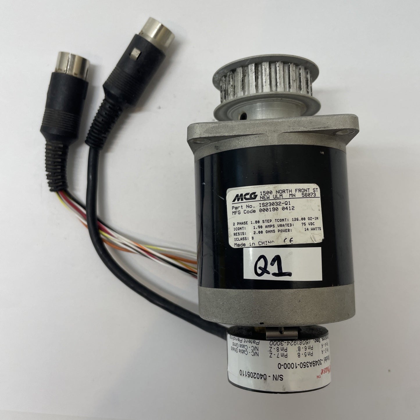 MCG IS23032-Q1 / 2-Phase Stepper Motor With Integrated Qphase Encoder 1.80