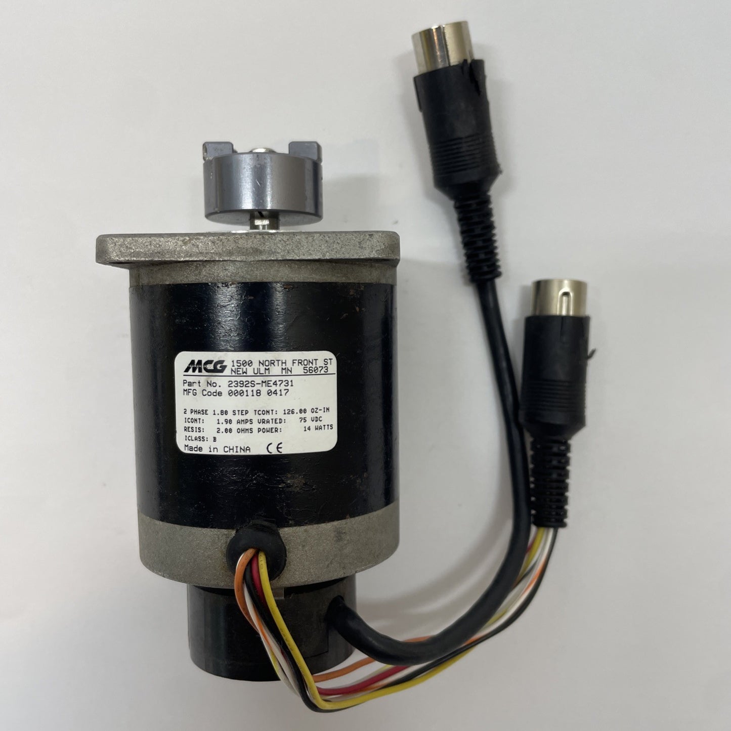 MCG 2392S-ME4731 / 2-Phase Stepper Motor With Integrated Qphase Encoder 1.8