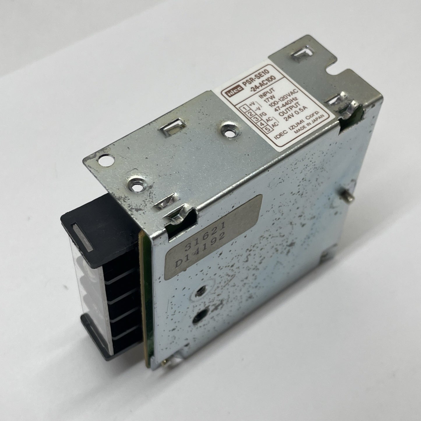 IDEC POWER SUPPLY PSR-SE10-24-AC100, 100-120VAC 24V 0.5A PSR-SE10