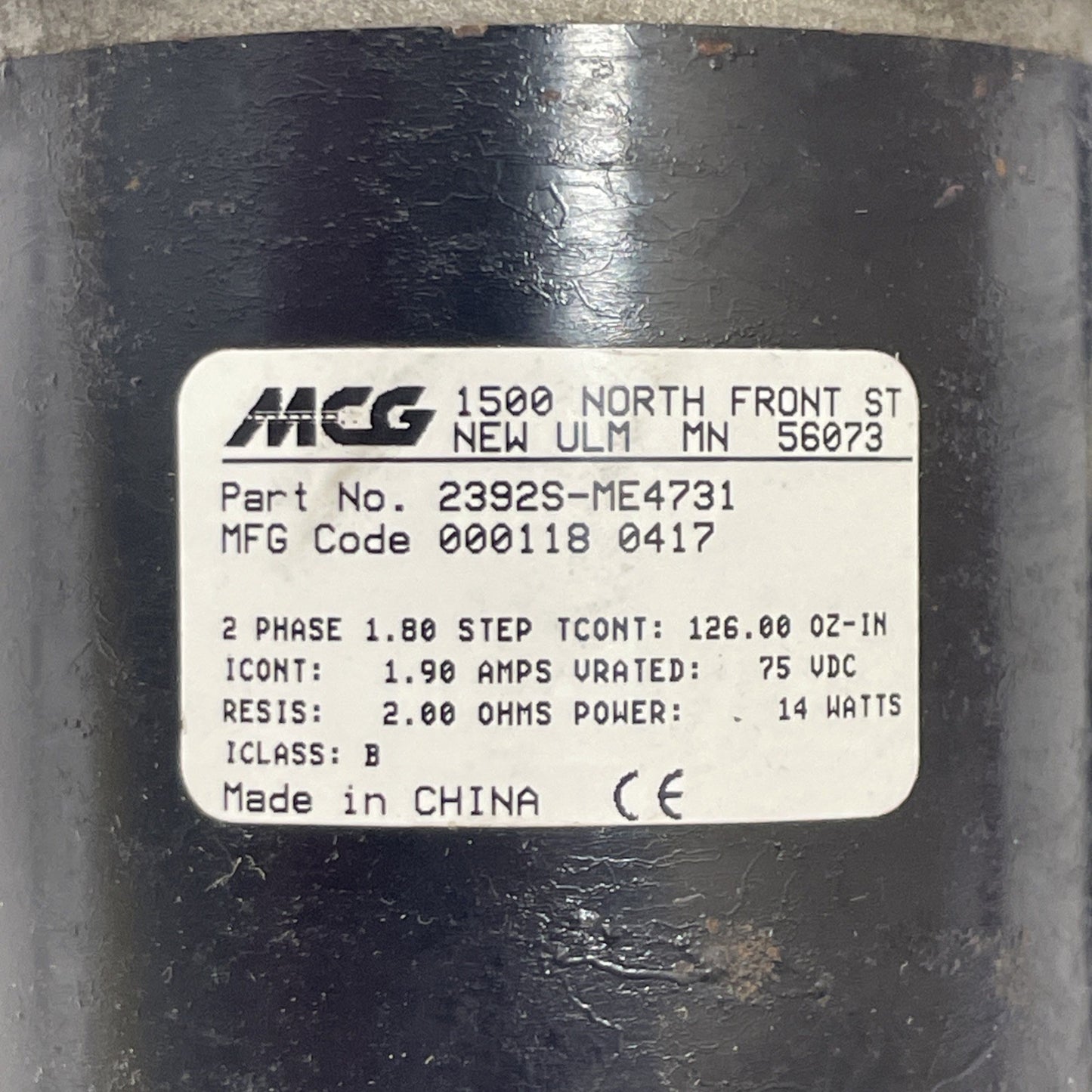 MCG 2392S-ME4731 / 2-Phase Stepper Motor With Integrated Qphase Encoder 1.8