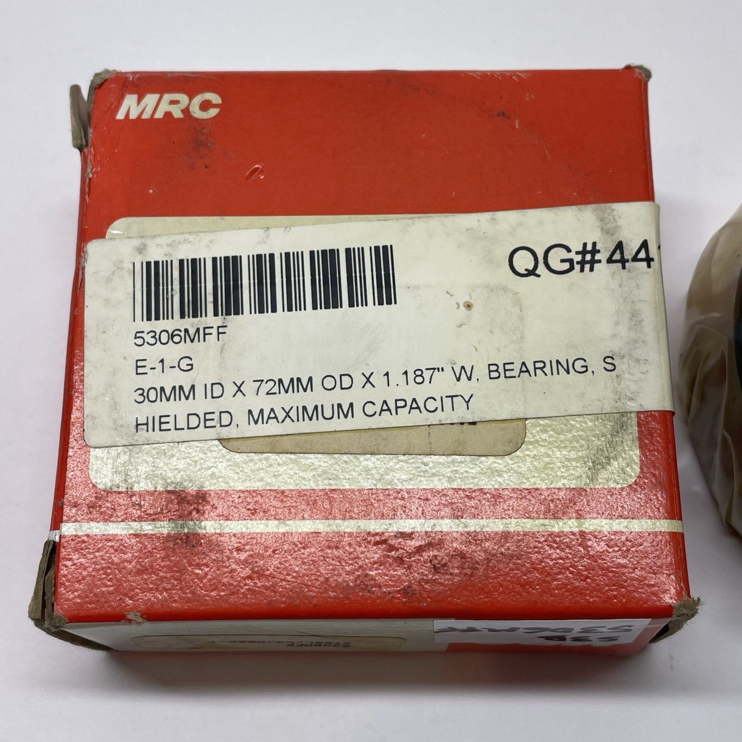 MRC 5306MFF Double Row Angular Contact Ball Bearing 30x72x30mm
