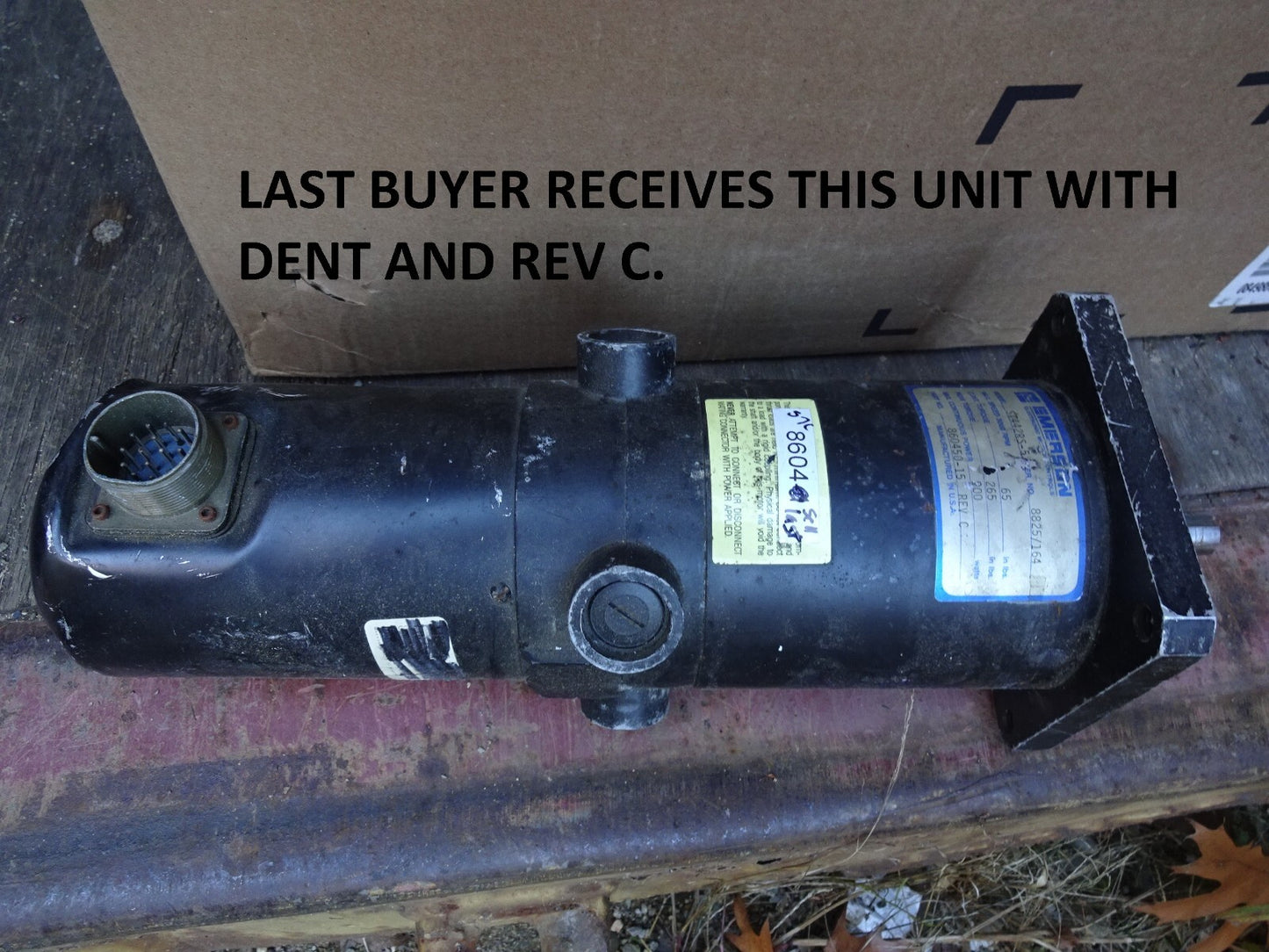 EMERSON ST442RS-5 / 860450-15 / MOTOR 3000 RPM / REV G OR REV C