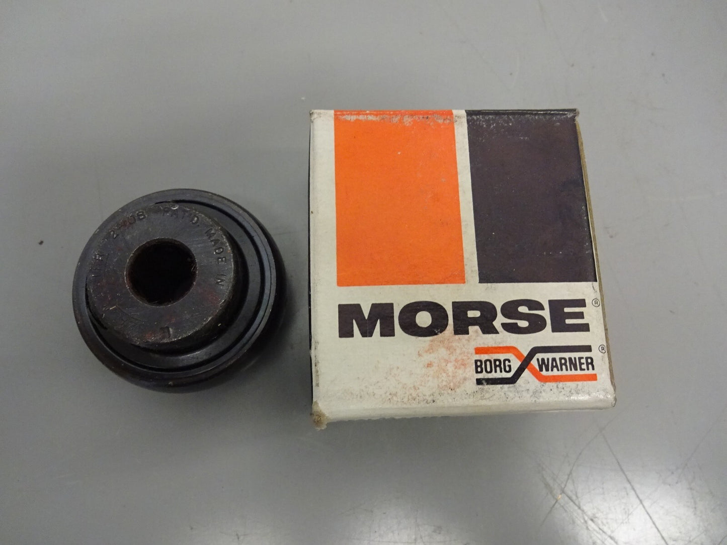 BORG WARNER MORSE 2-08 SEALMASTER 1/2" SHAFT STANDARD DUTY BEARING INSERT / NEW