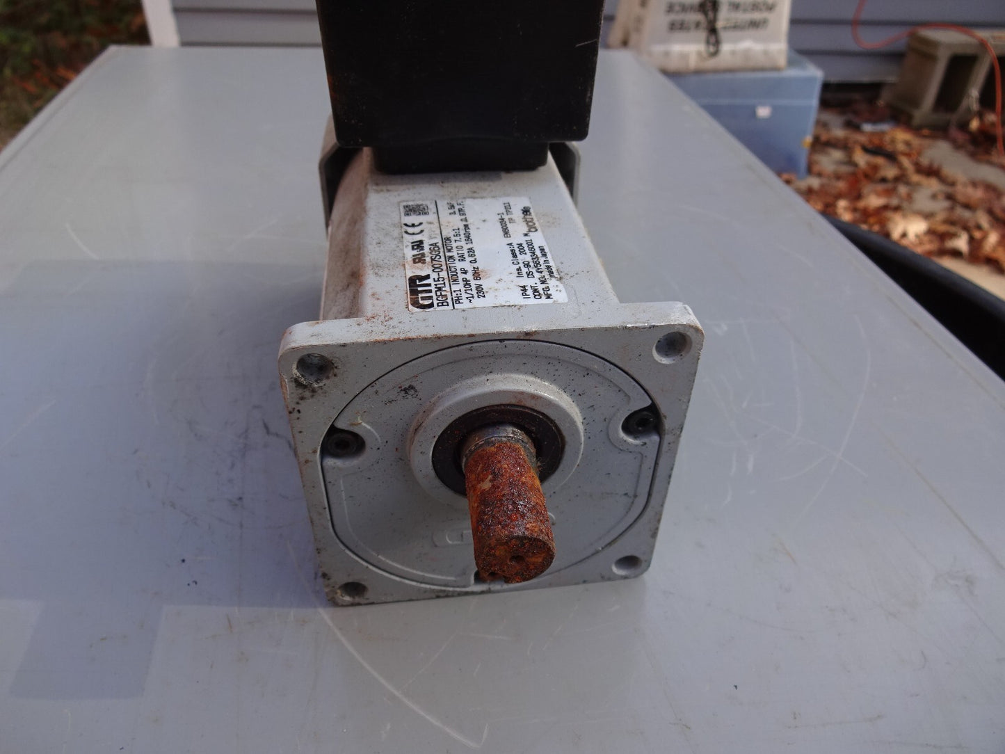 GTR BGFM15-007SG6A INDUCTION MOTOR / 4P 1/10 HP 230V 60HZ 0.62A 1640 RPM