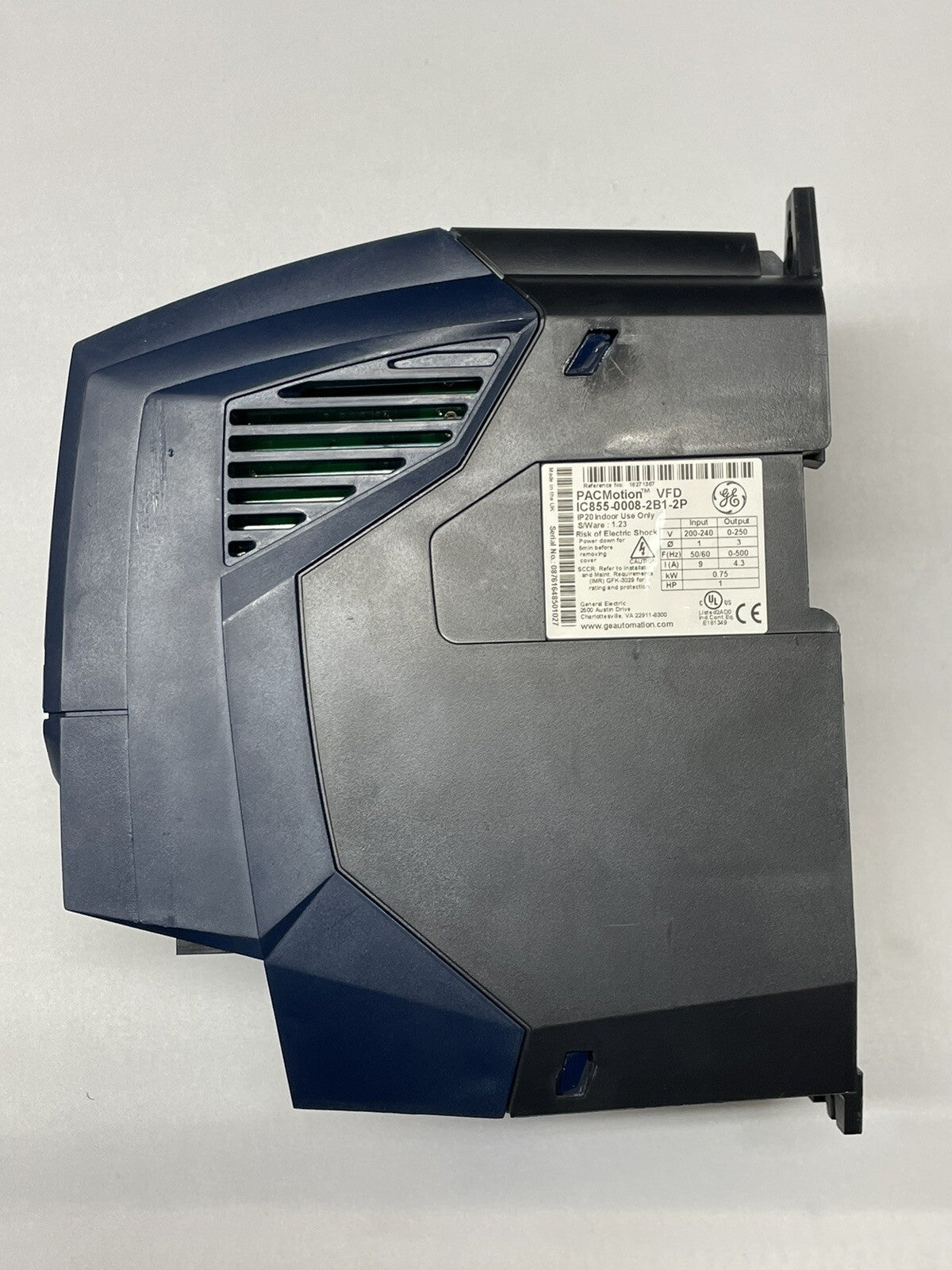 GE IC855–0008-2B1-2P PACMotion VFD Emerson