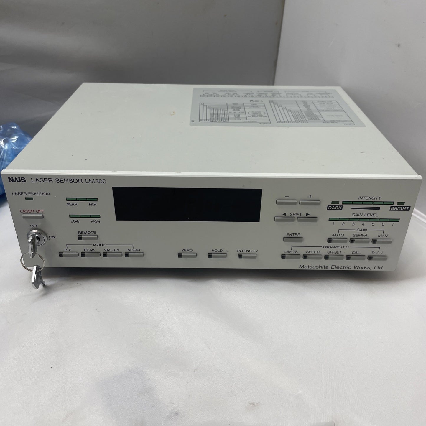 NAIS ANL3330RA LM Laser ANALOG SENSOR