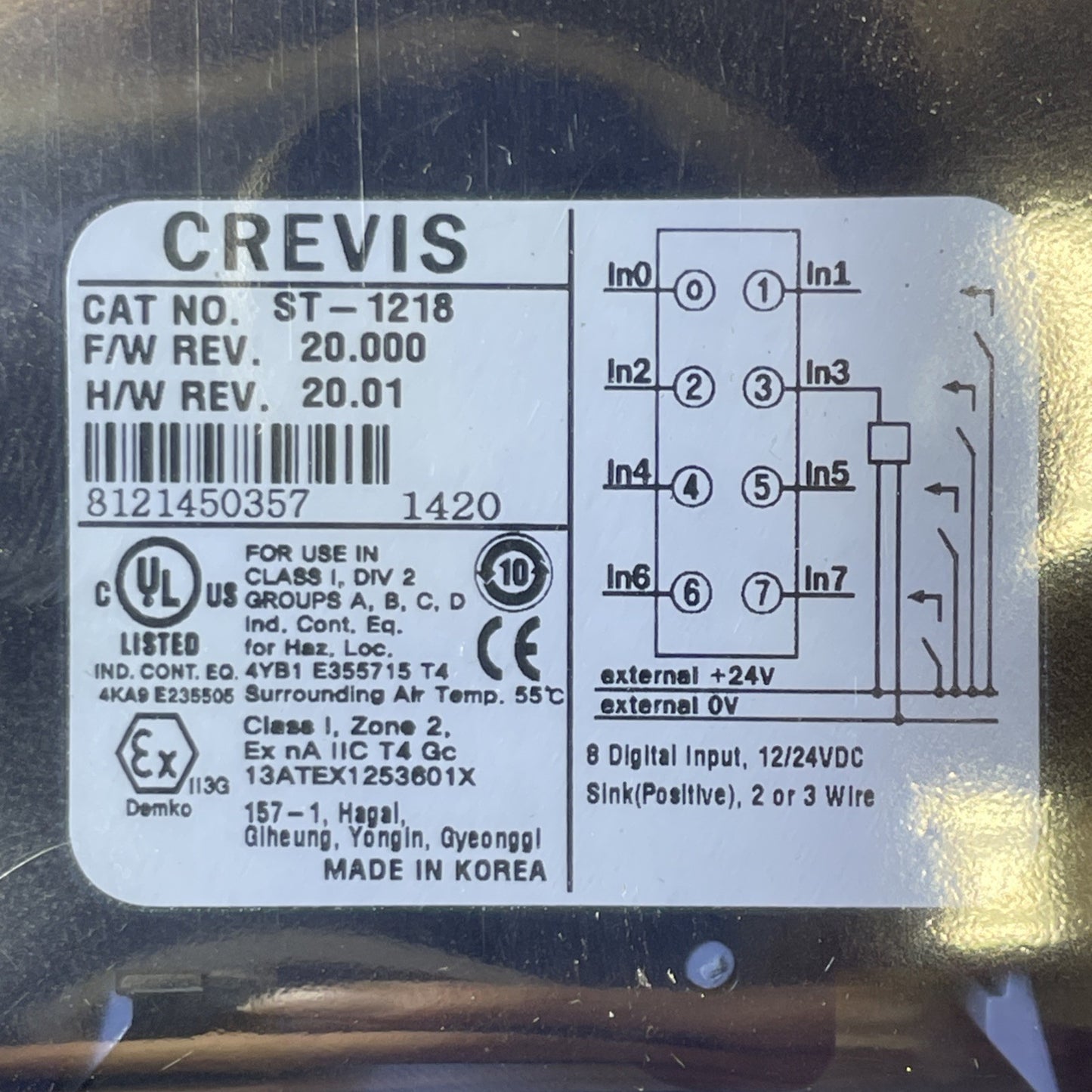 Crevis ST-1218 Expansion module Cat No. ST-RTB