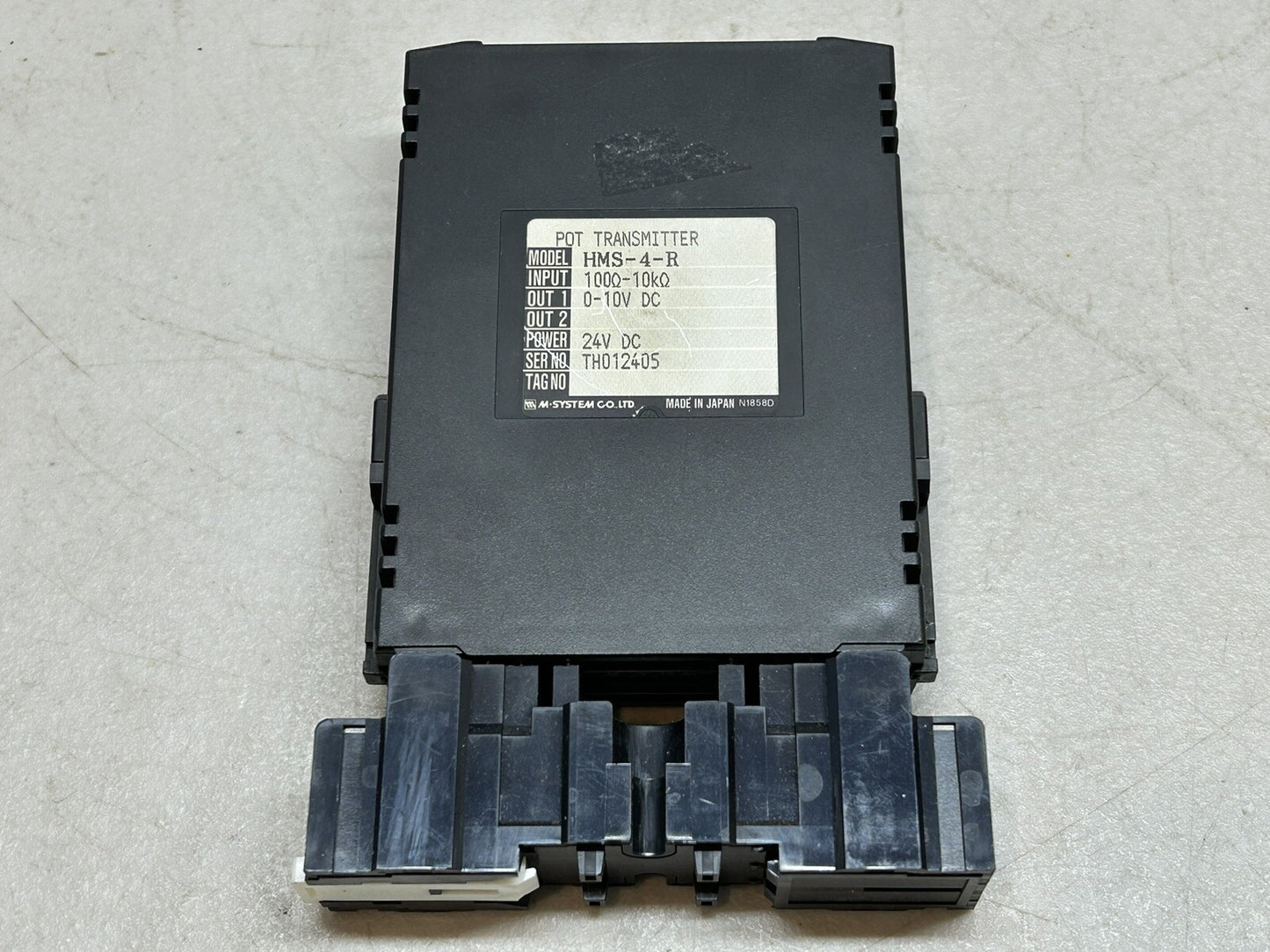 M-SYSTEM HMS-4-R / POT TRANSMITTER / 0-10VDC / 24VDC