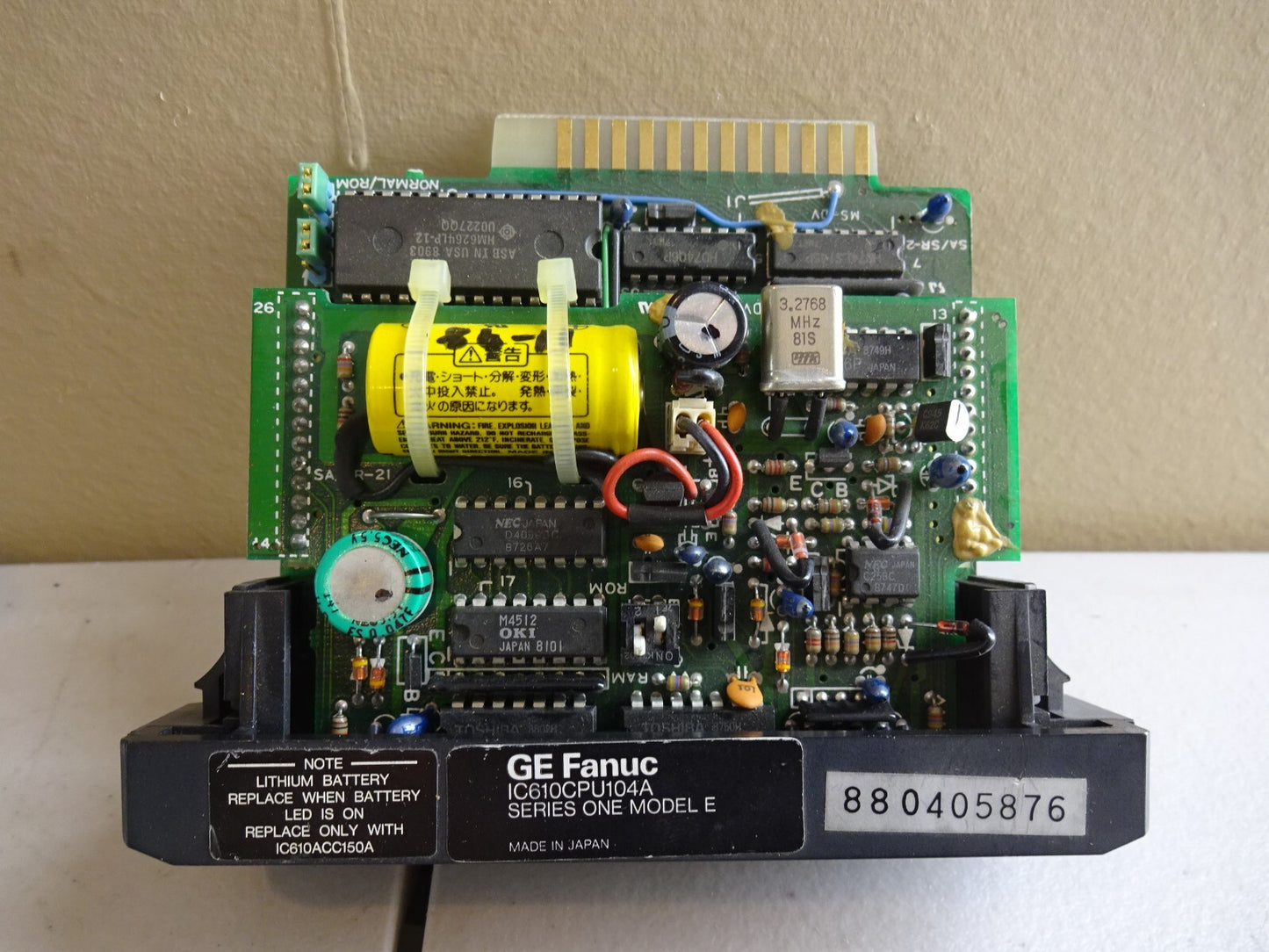 GE FANUC IC610CPU104A / SERIES ONE / MODEL E / CPU WITH 1K MEMORY MODULE / NEW