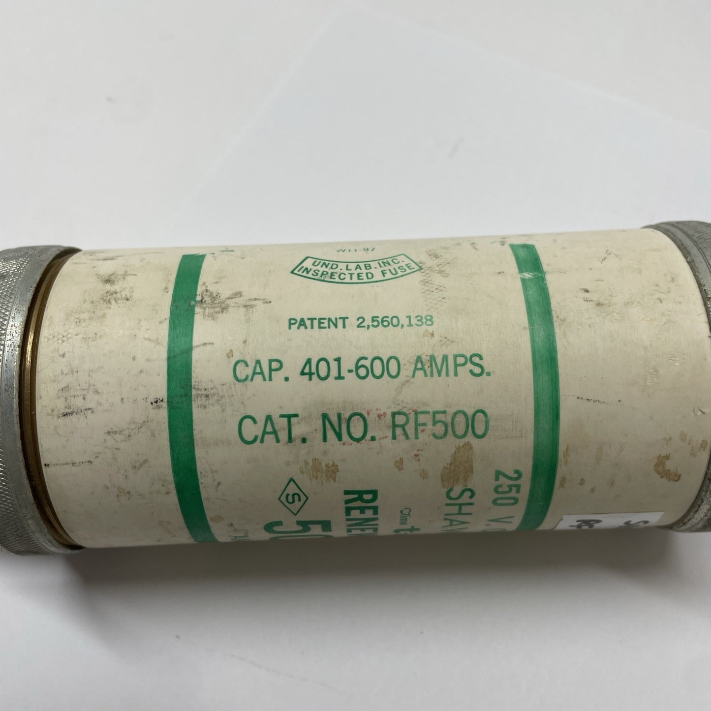 Shawmut RF500 (500A) 250 V Class H Renewable Fuse