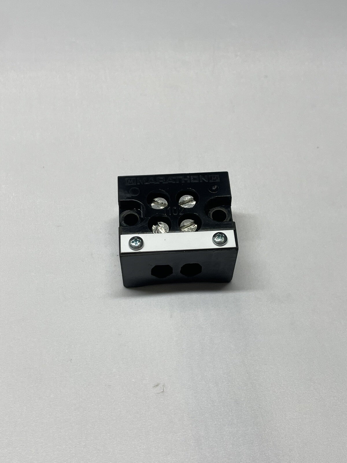 Marathon 1102 Terminal Block 6-18 CU 6-12 AL Rated for up to 65 Amps and 600 VAC