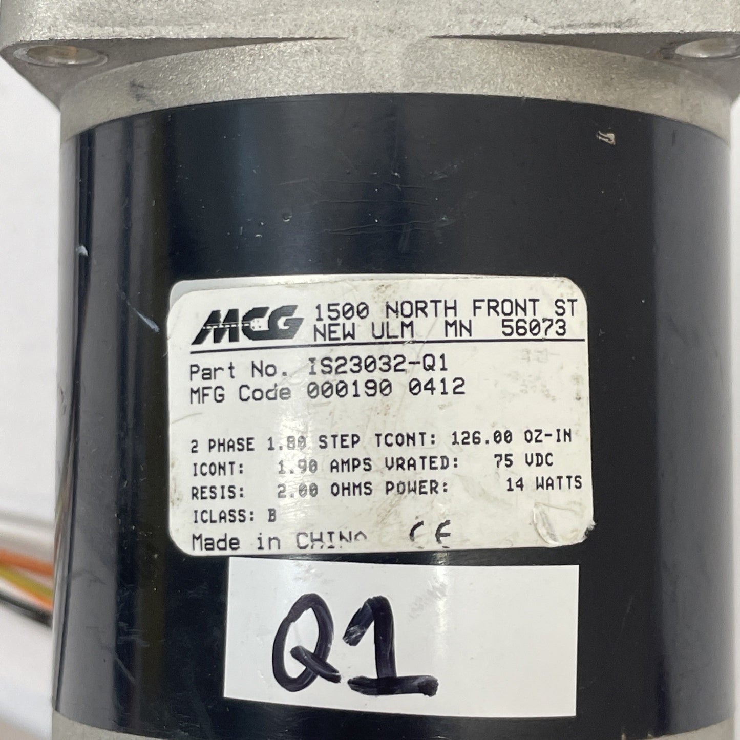 MCG IS23032-Q1 / 2-Phase Stepper Motor With Integrated Qphase Encoder 1.80