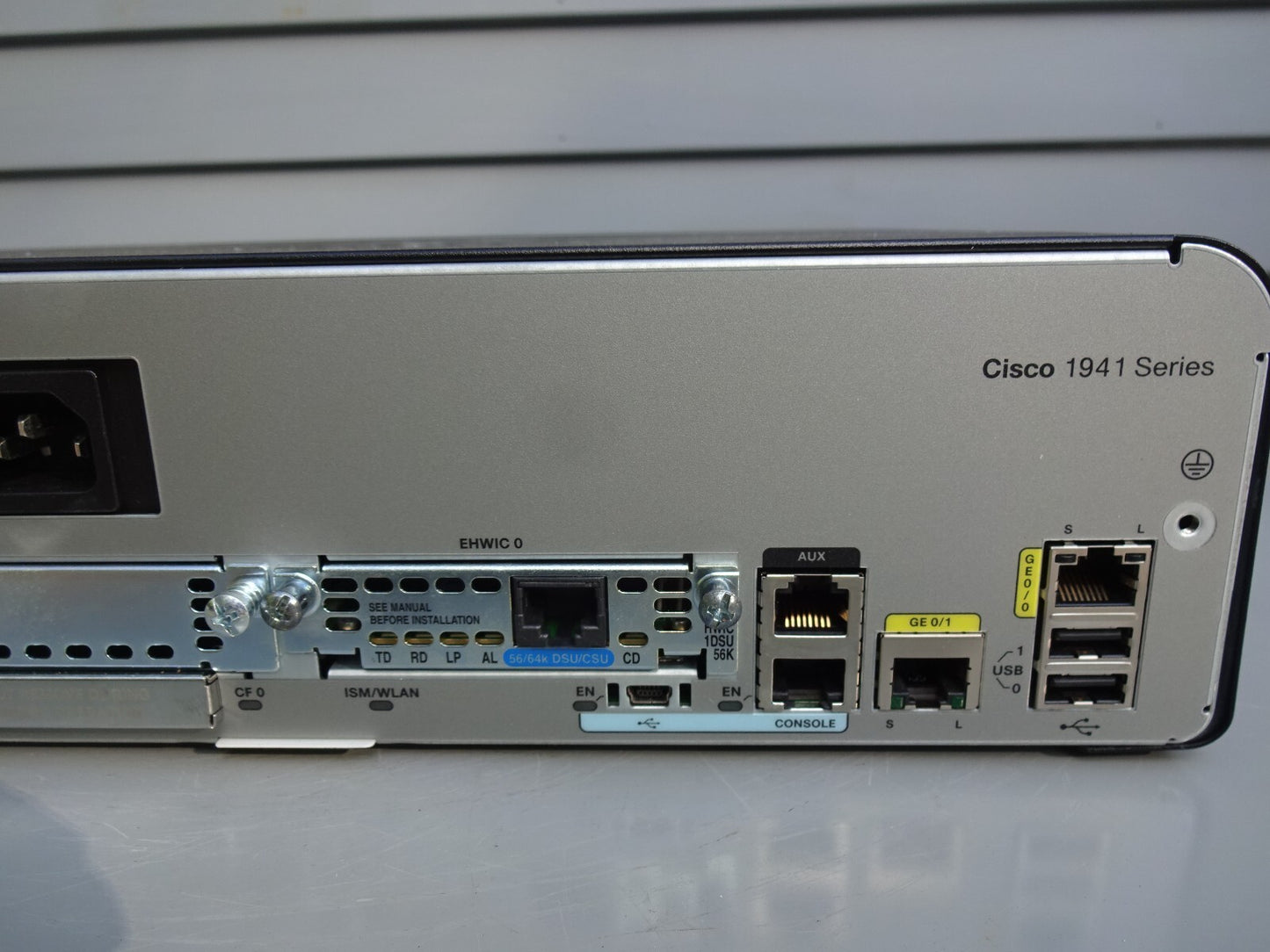 CISCO CISCO1941/K9 INTEGRATED WIRED ROUTER 2 GB ETHERNET PORTS 256MB FLASH / BOX