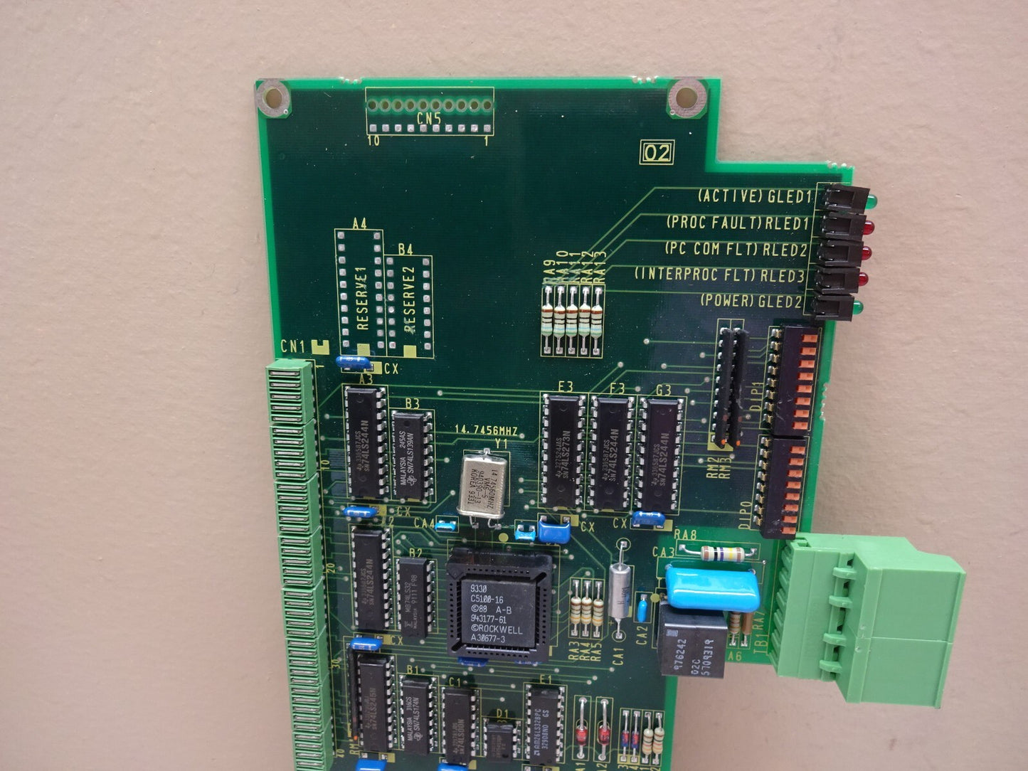 FANUC A20B-9001-0610/02A / RIO DAUGHTER FOR MOTHER PCB RJ / A16B-2201-0890