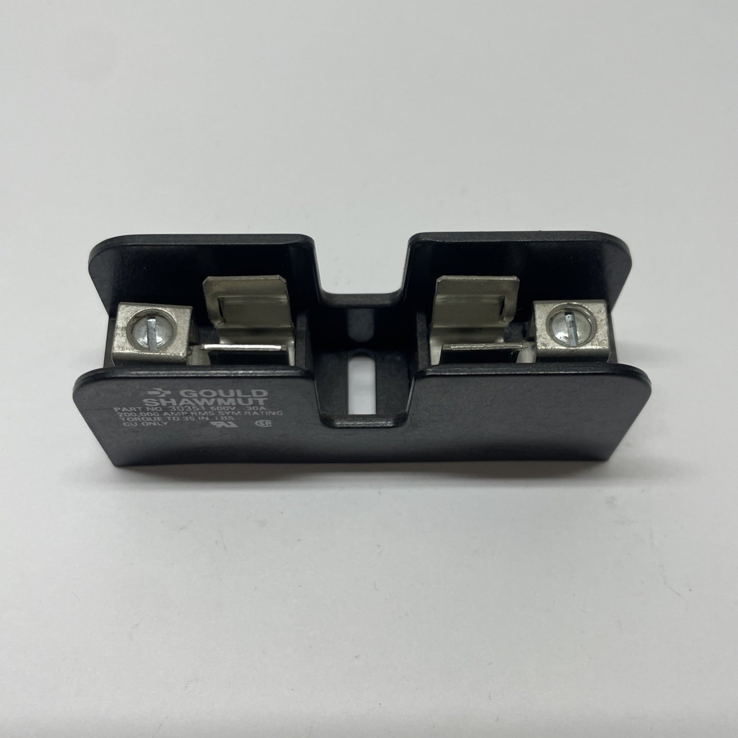 Gould Shawmut 30351R 1-Pole Fuse Holder 600V, 30A, 35in-lb Torque