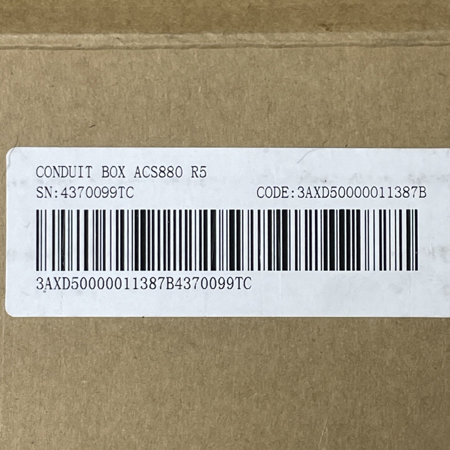 ABB 3AXD50000011387B Conduit Box Kit ACS880 R5