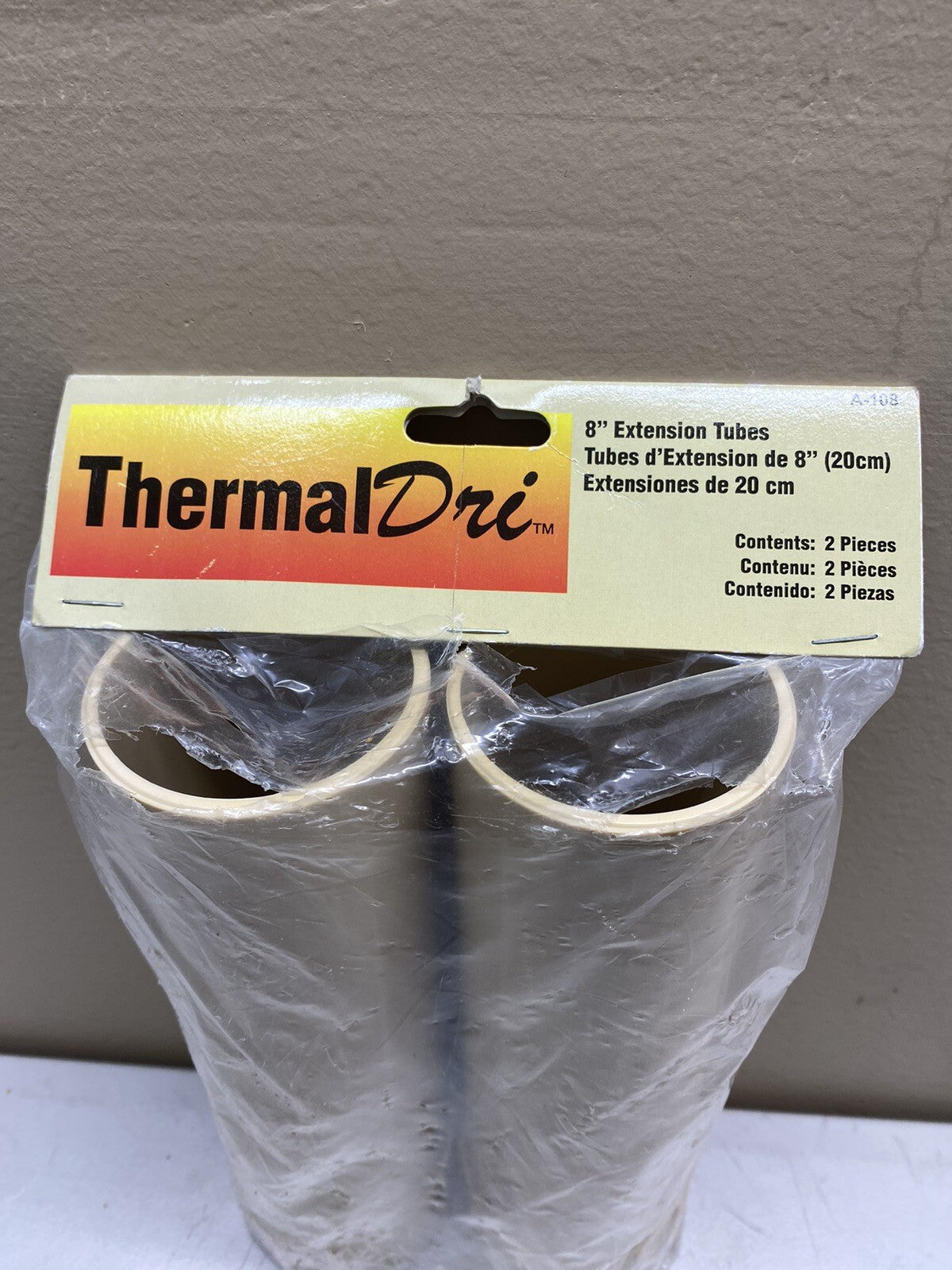 OPTRONICS A-108 THERMALDRI 8" EXTENSION TUBES 2 PCS FOR BOOTS / NEW