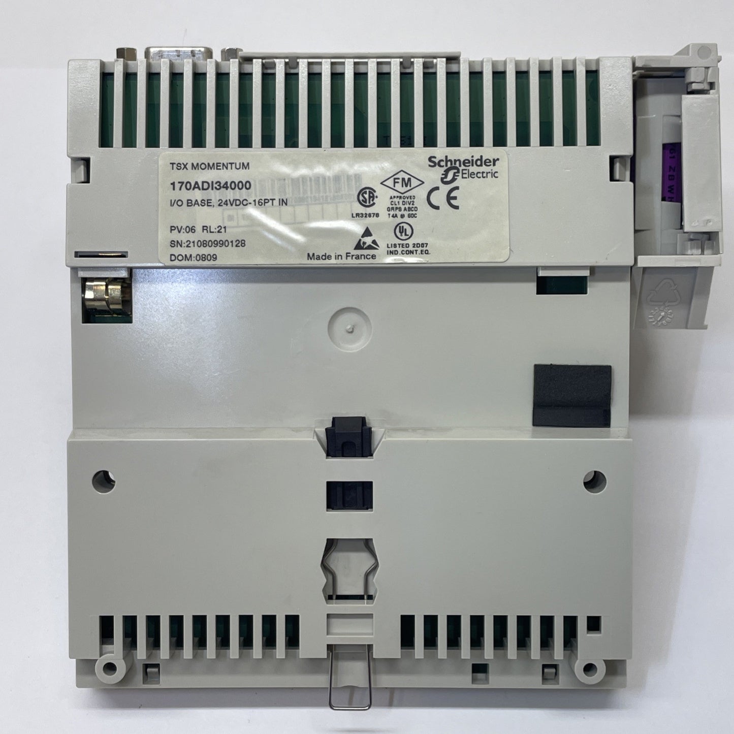 SCHNEIDER ELECTRIC 171CCC98030 PROCESSOR ADAPTER 1 MEG WITH 170ADI34000 I/O BASE