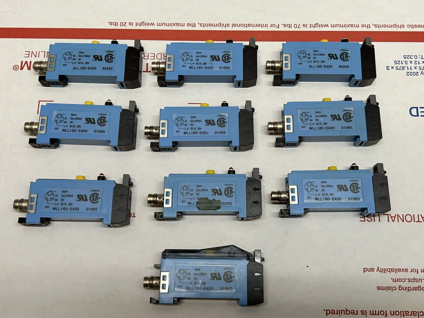 SICK WLL160-E420 / PROXIMITY REFLEX SENSOR PHOTOELECTRIC SWITCH