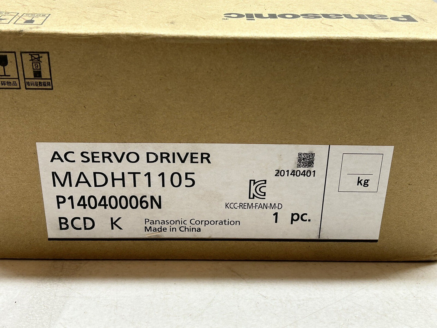 PANASONIC MADHT1105 / AC SERVO DRIVER 10A 120V LOAD / NEW WITH BOX
