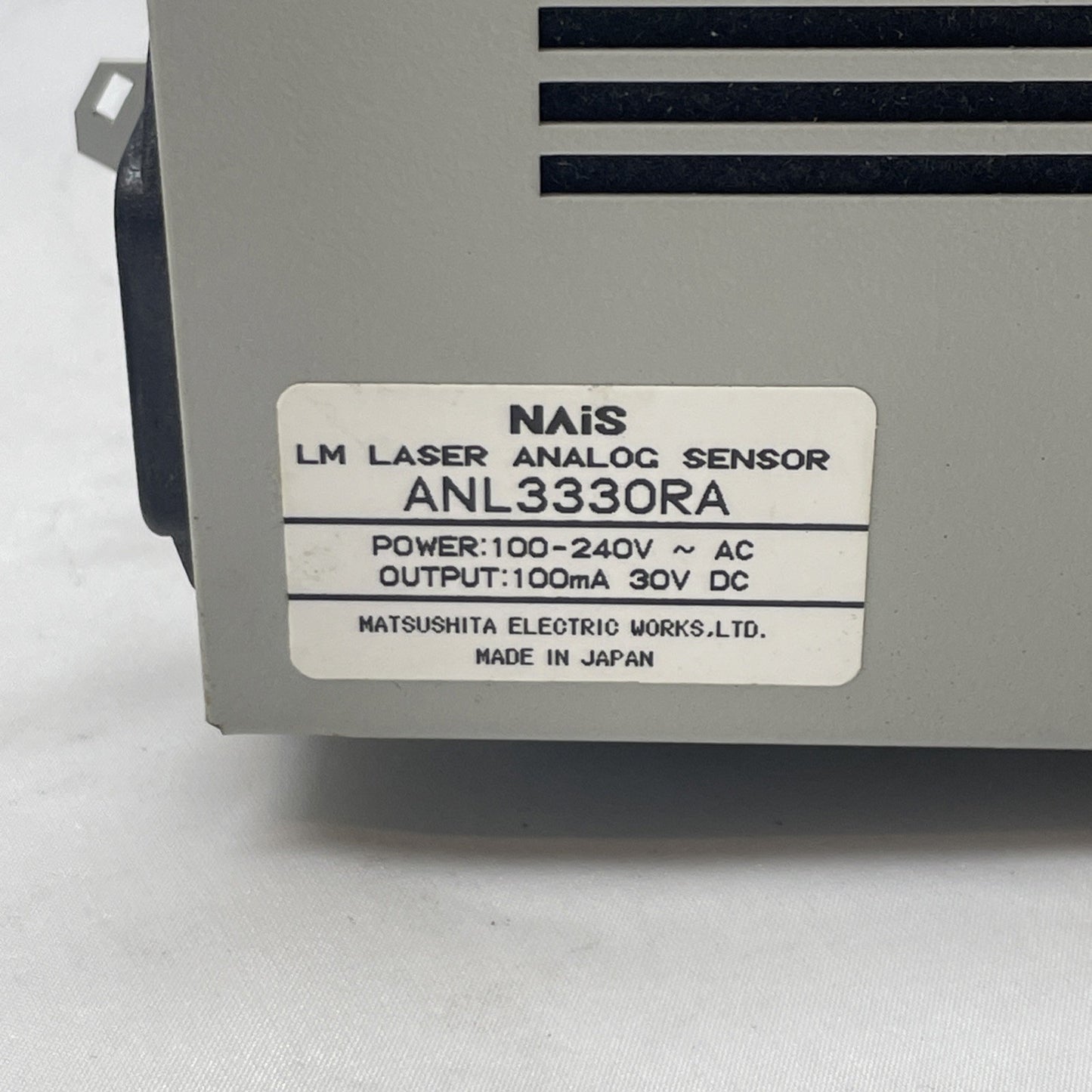 NAIS ANL3330RA LM Laser ANALOG SENSOR