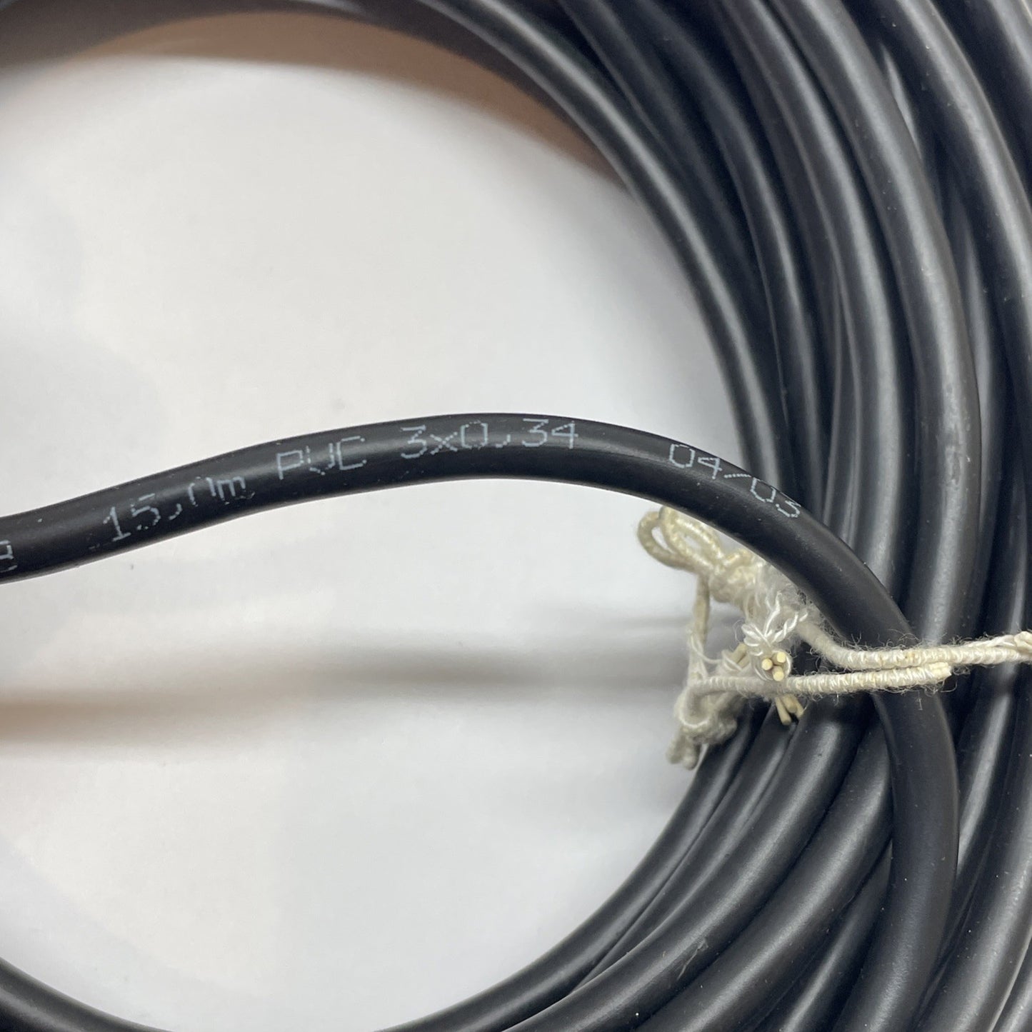 Phoenix 1696688 Sensor Actuator Cable, M12 3-Pin to Flying Leads, 49ft / 15m