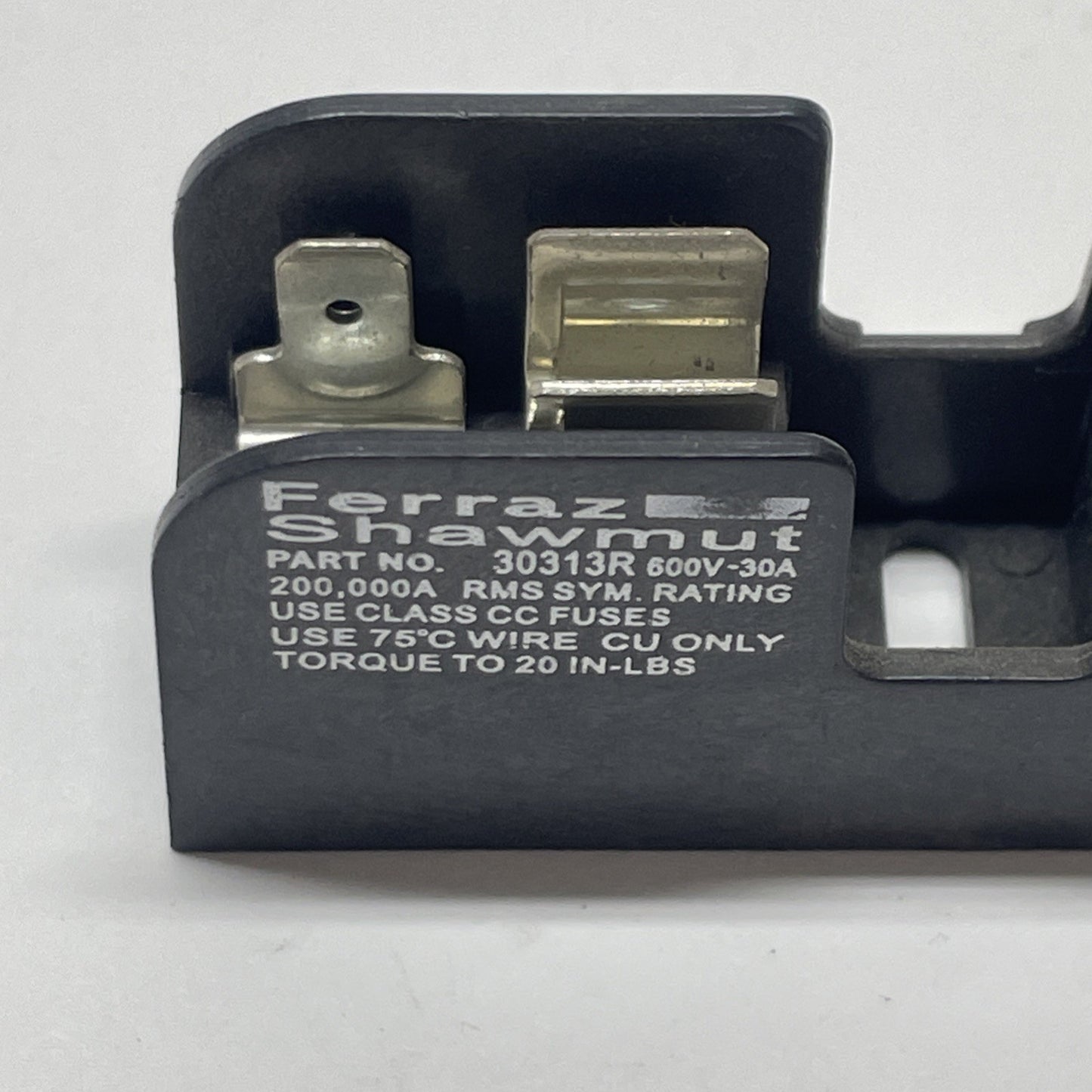 Lot of 2 Ferraz Shawmut 30313R Fuse Holders, 1P, 600V, 30A