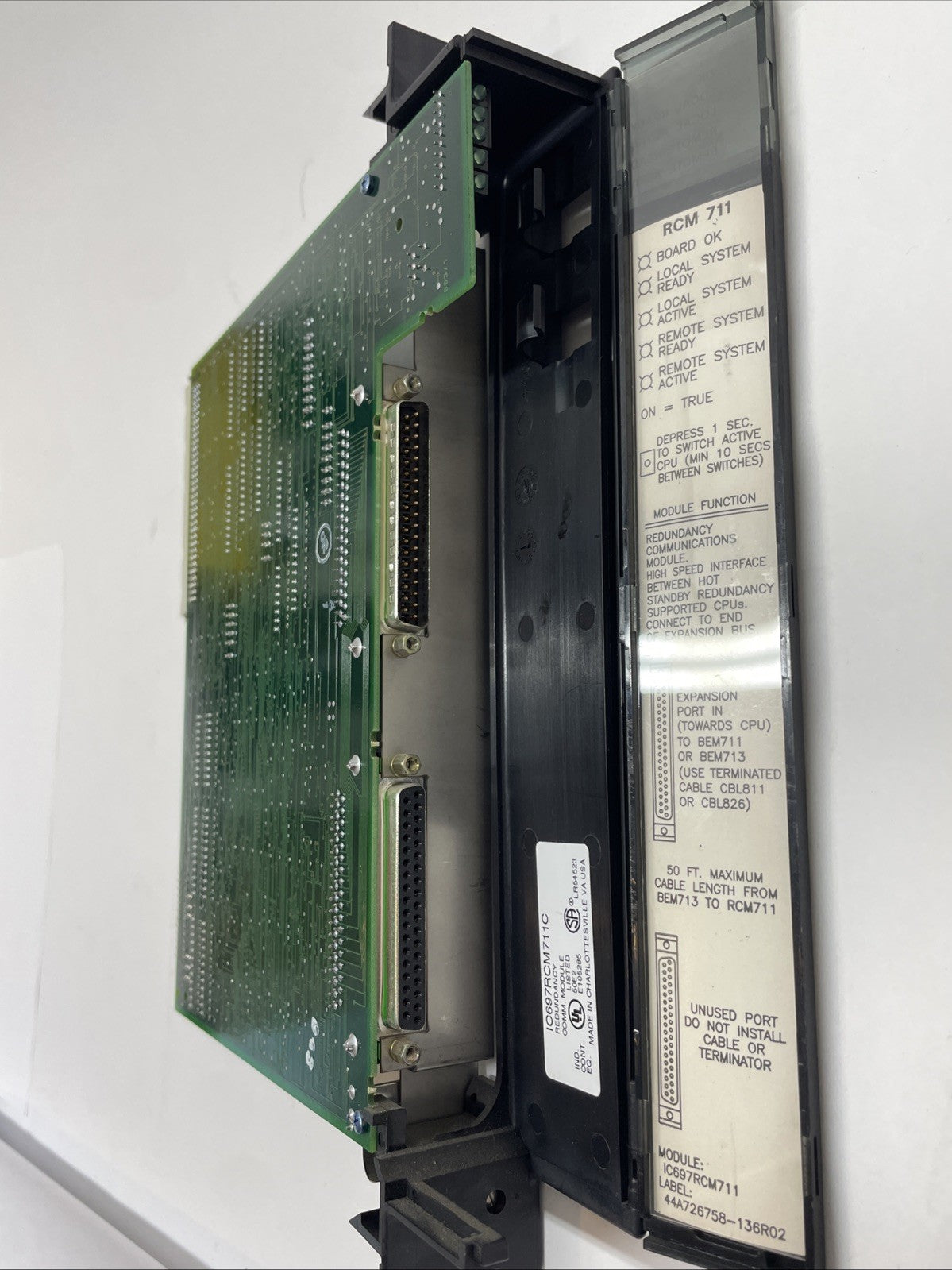 GE Fanuc IC697RCM711C Redundancy Communication Module RCM711C