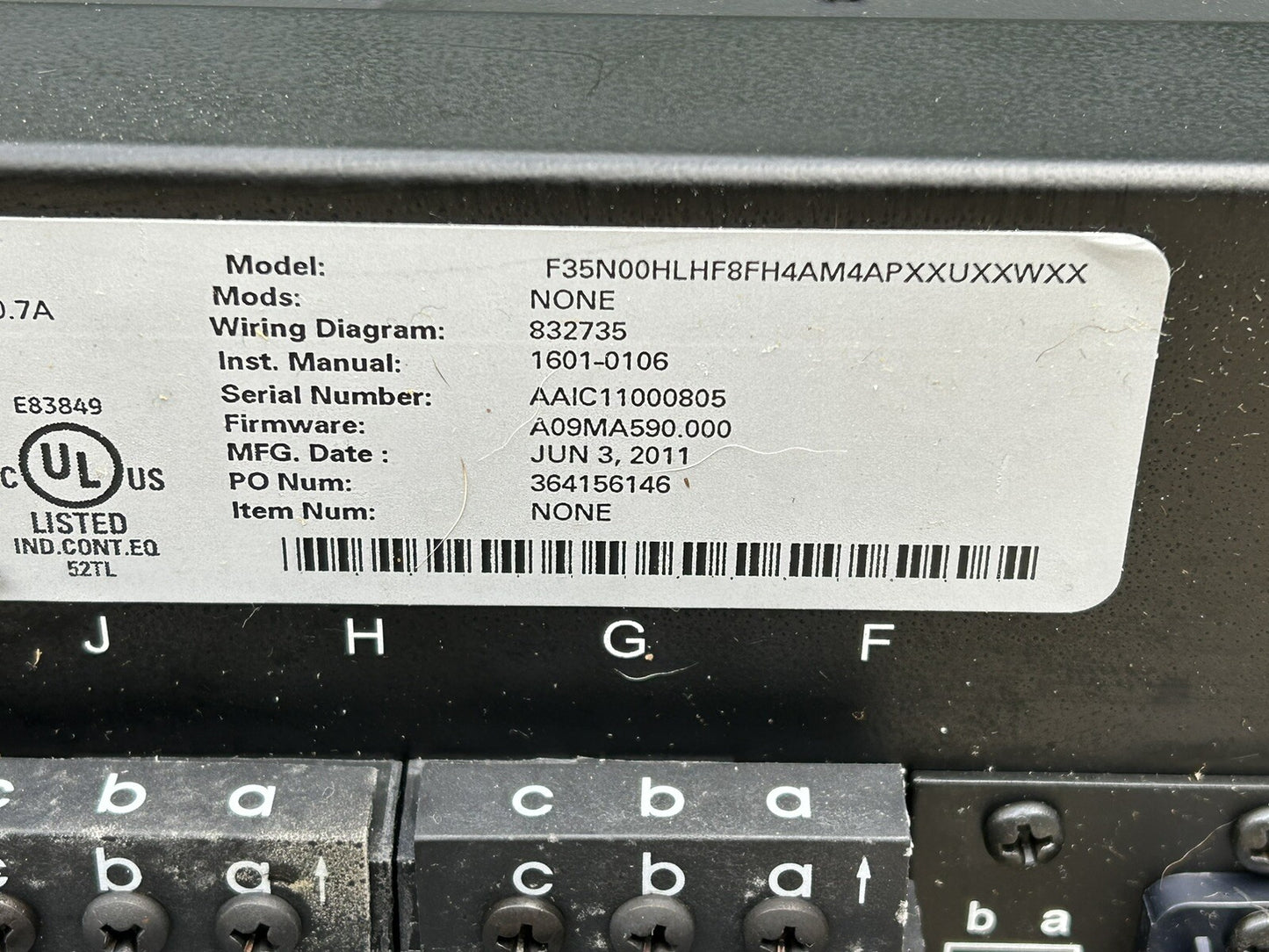 GE MULTILIN F35-N00-HLH-F8F-H4A-M4A-PXX-UXX-WXX F35 FEEDER MANAGEMENT RELAY NEW