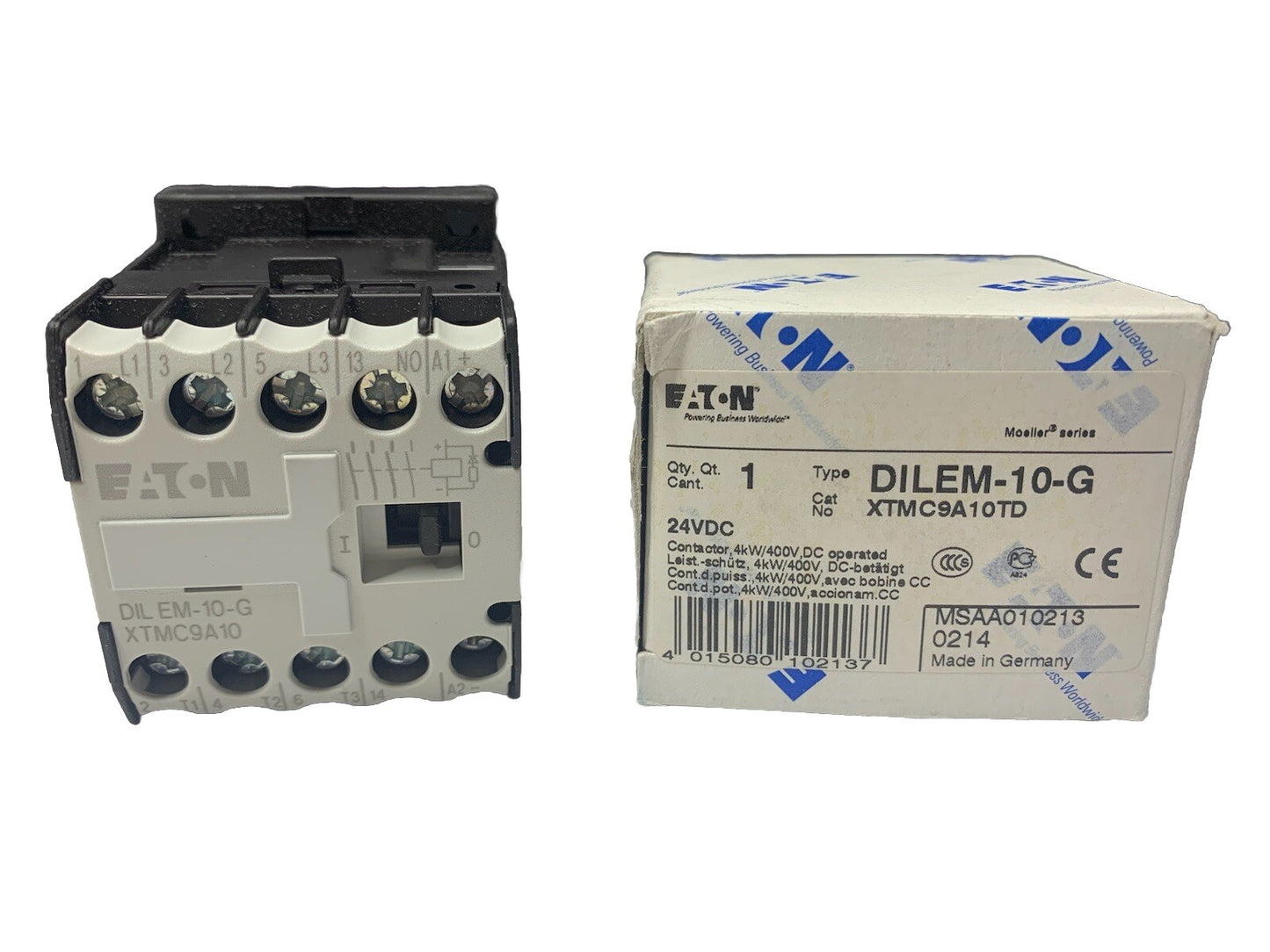 NEW EATON DILEM-10-G XTMC9A10TD CONTACTOR