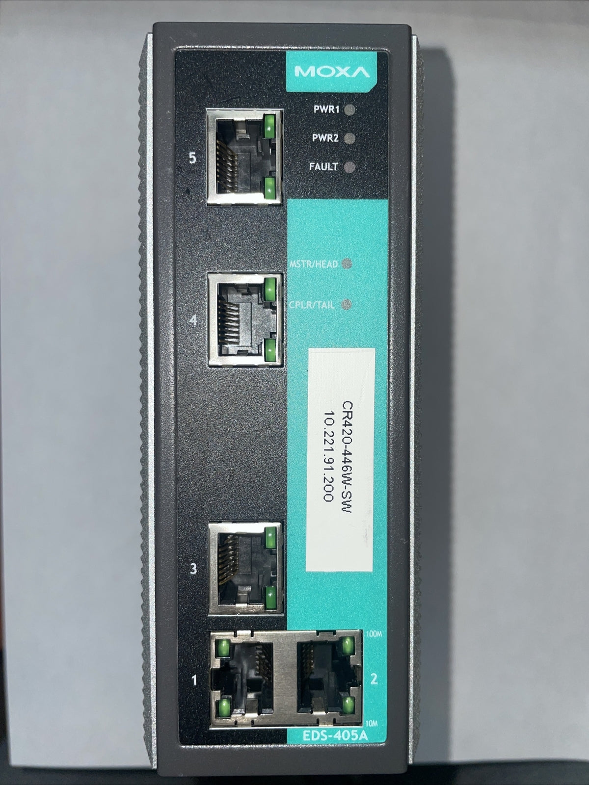 MOXA Ethernet Switch EDS-405A, 3093000001652