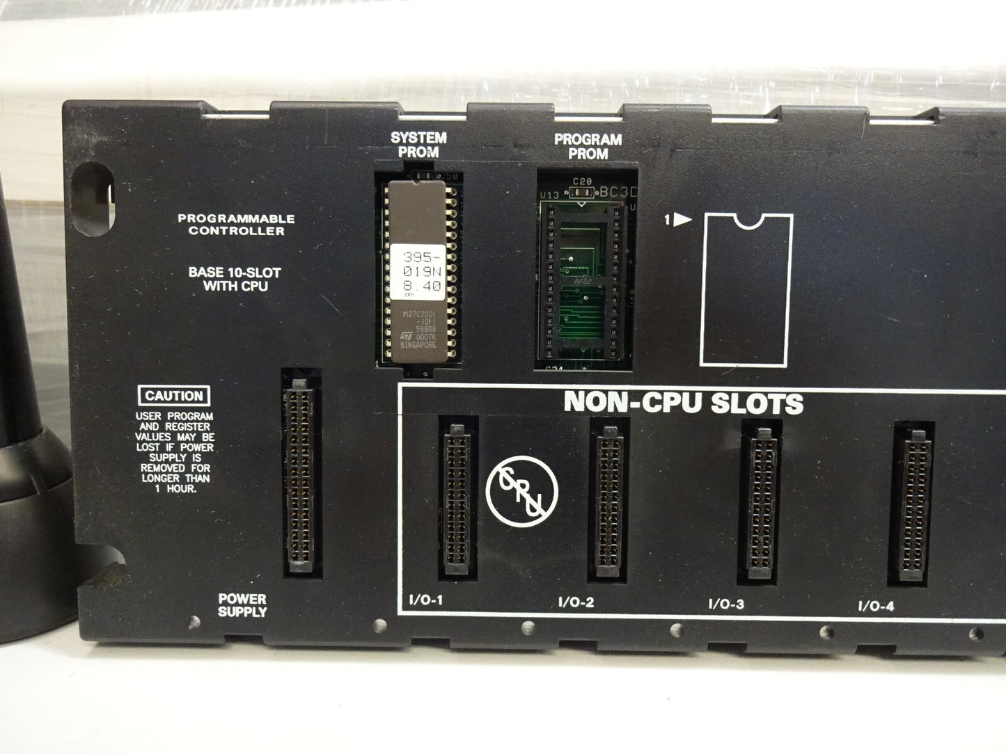 GE FANUC IC693CPU323 / IC693CPU323U 10 SLOT BASE WITH CPU