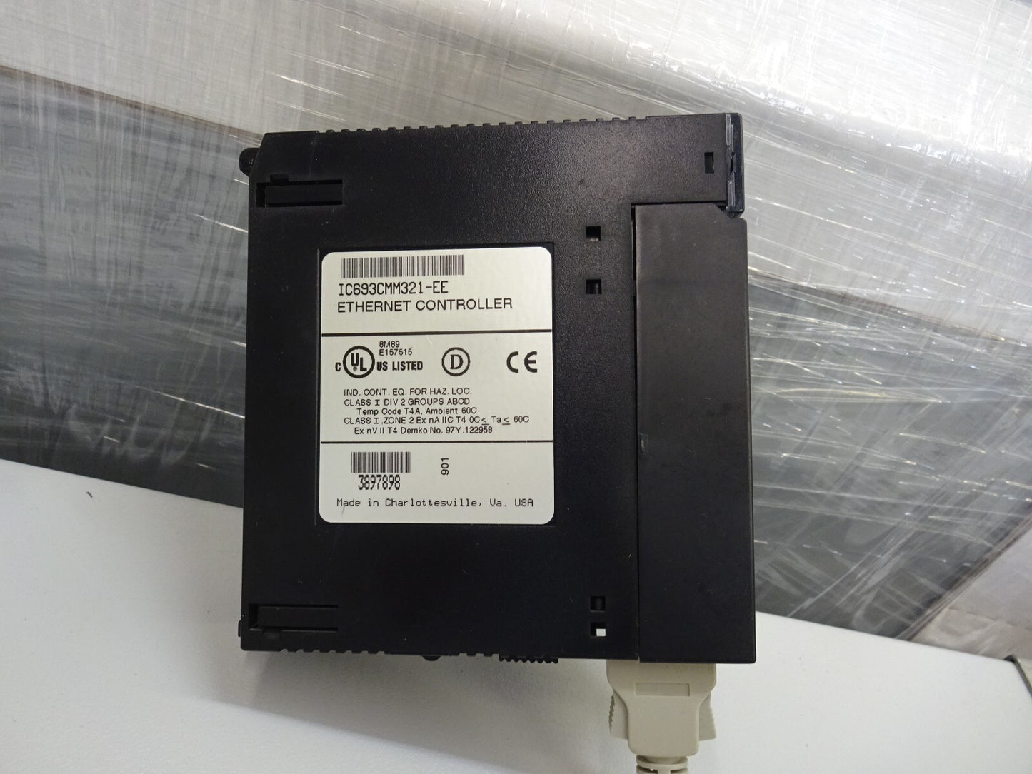 GE FANUC IC693CMM321 / IC693CMM321-EE / ETHERNET CONTROLLER WITH ASANTE ADAPTER