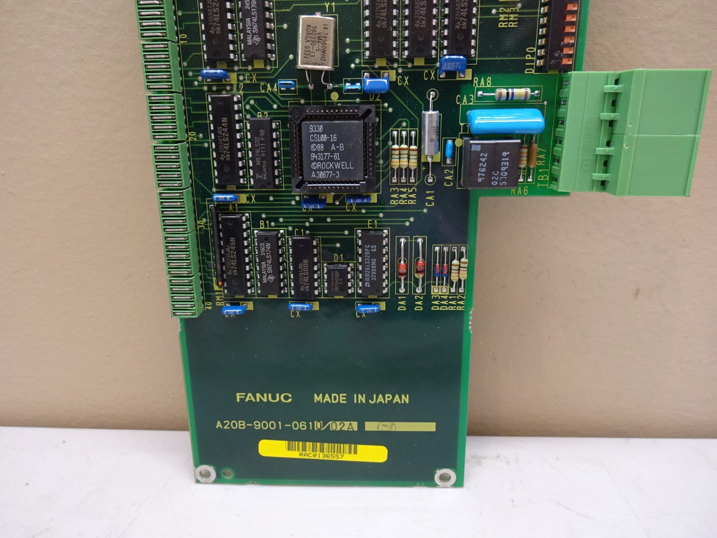 FANUC A20B-9001-0610/02A / RIO DAUGHTER FOR MOTHER PCB RJ / A16B-2201-0890