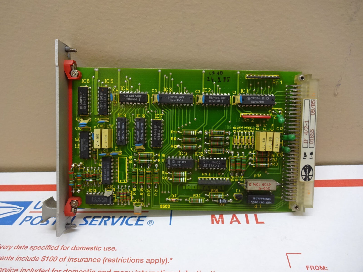 INDRAMAT IF 4/2-1 / 01655 / 09/85 / PCB BOARD