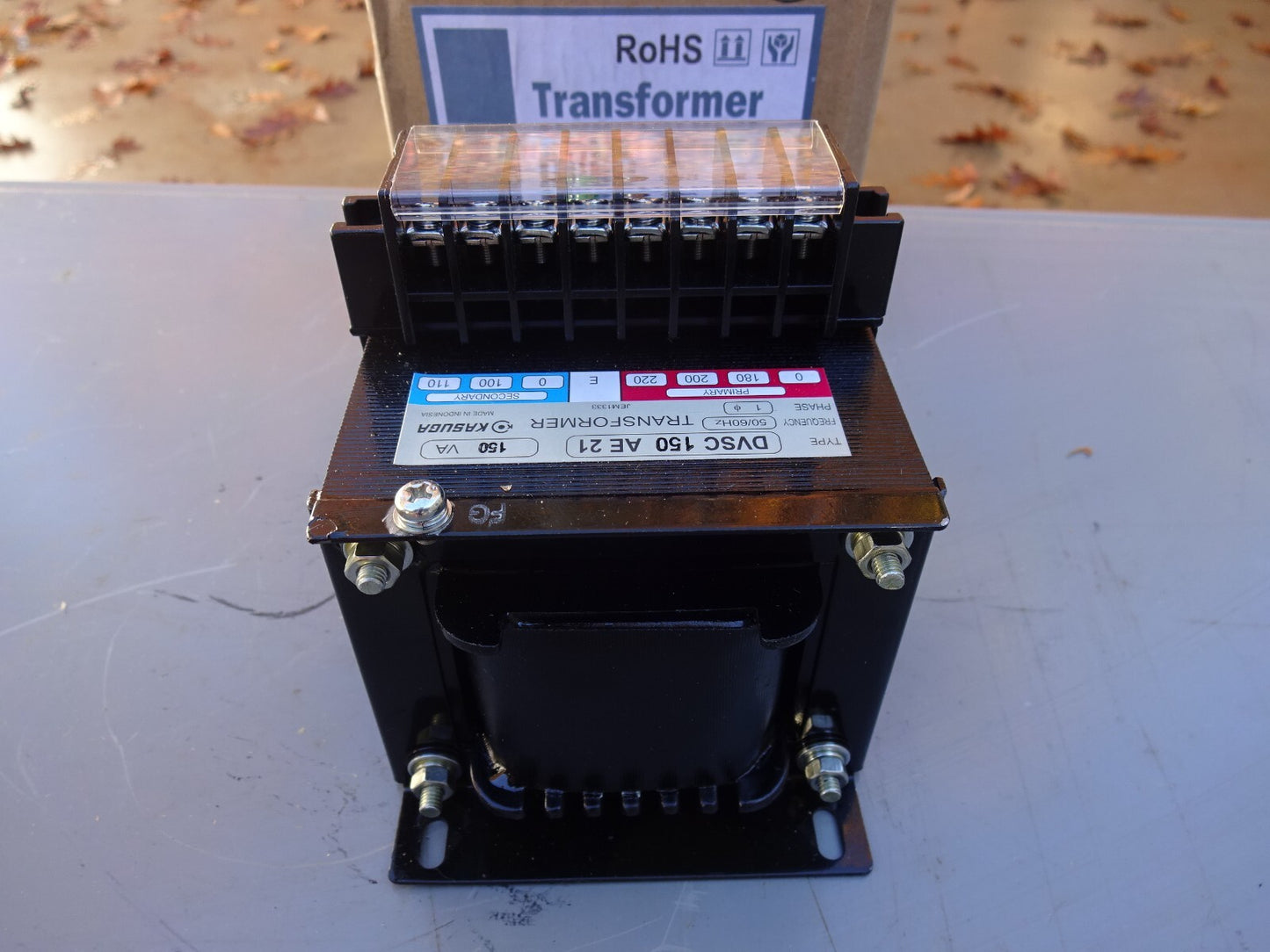 KASUGA DVSC 150 AE 21 / AE21 / TRANSFORMER 150VA/ 50/60HZ / NEW WITH BOX