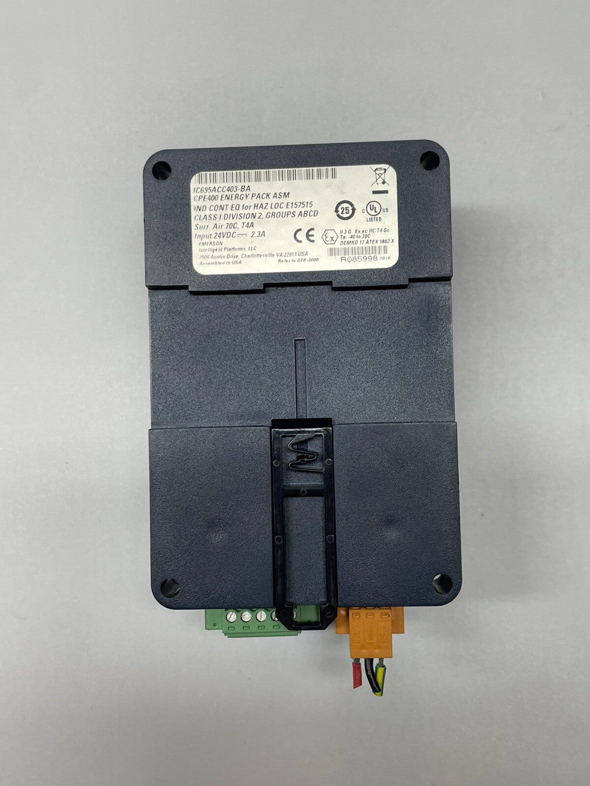 Emerson RX3i Energy Pack IC695ACC413-BA CPE400 Cap Pack Replacement