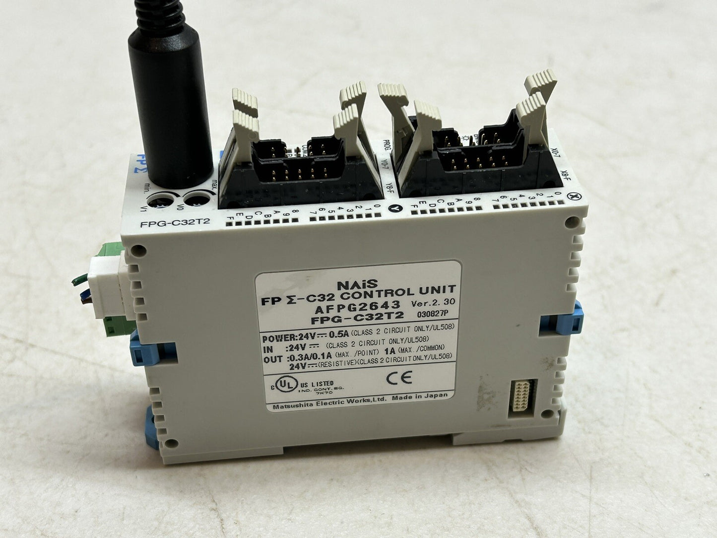 NAIS AFPG2643 FPG-C32T2 / FPΣ-C32 CONTROL UNIT 24V 0.5A / USED AS SAMPLE UNIT