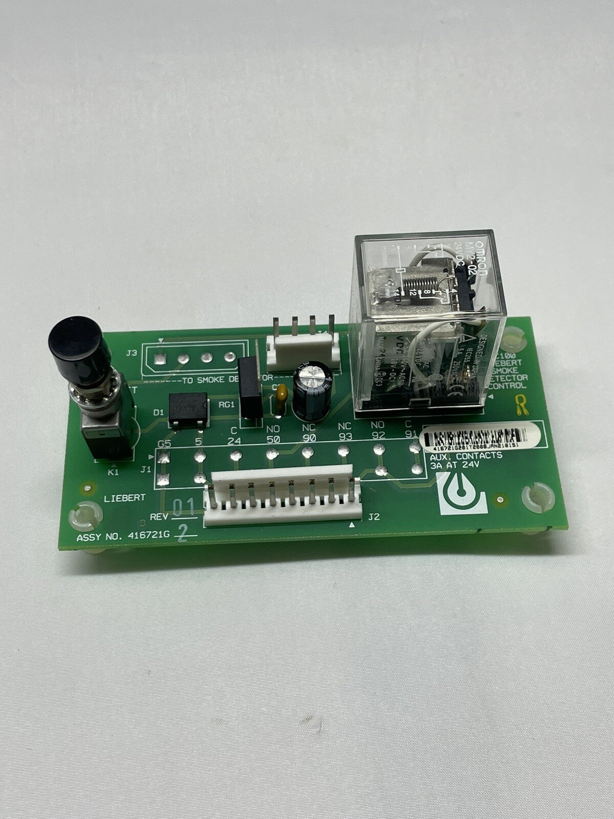 LIEBERT SMOKE DETECTOR CIRCUIT BOARD 416721G2 REV 00