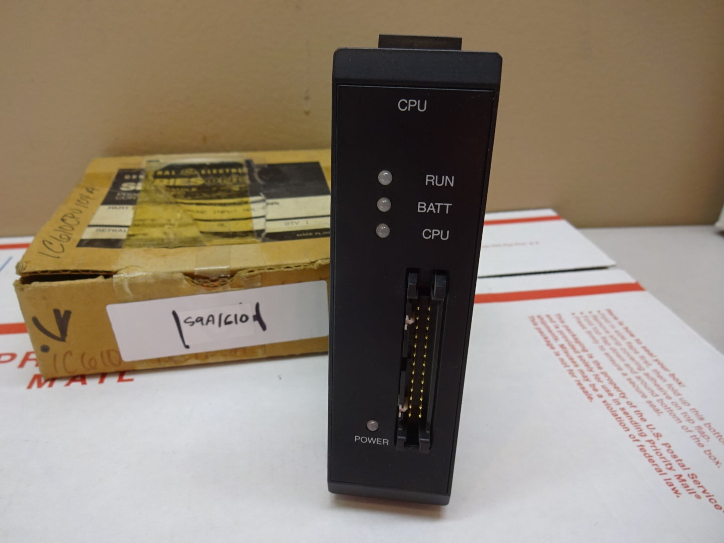 GE FANUC IC610CPU104A / SERIES ONE / MODEL E / CPU WITH 1K MEMORY MODULE / NEW