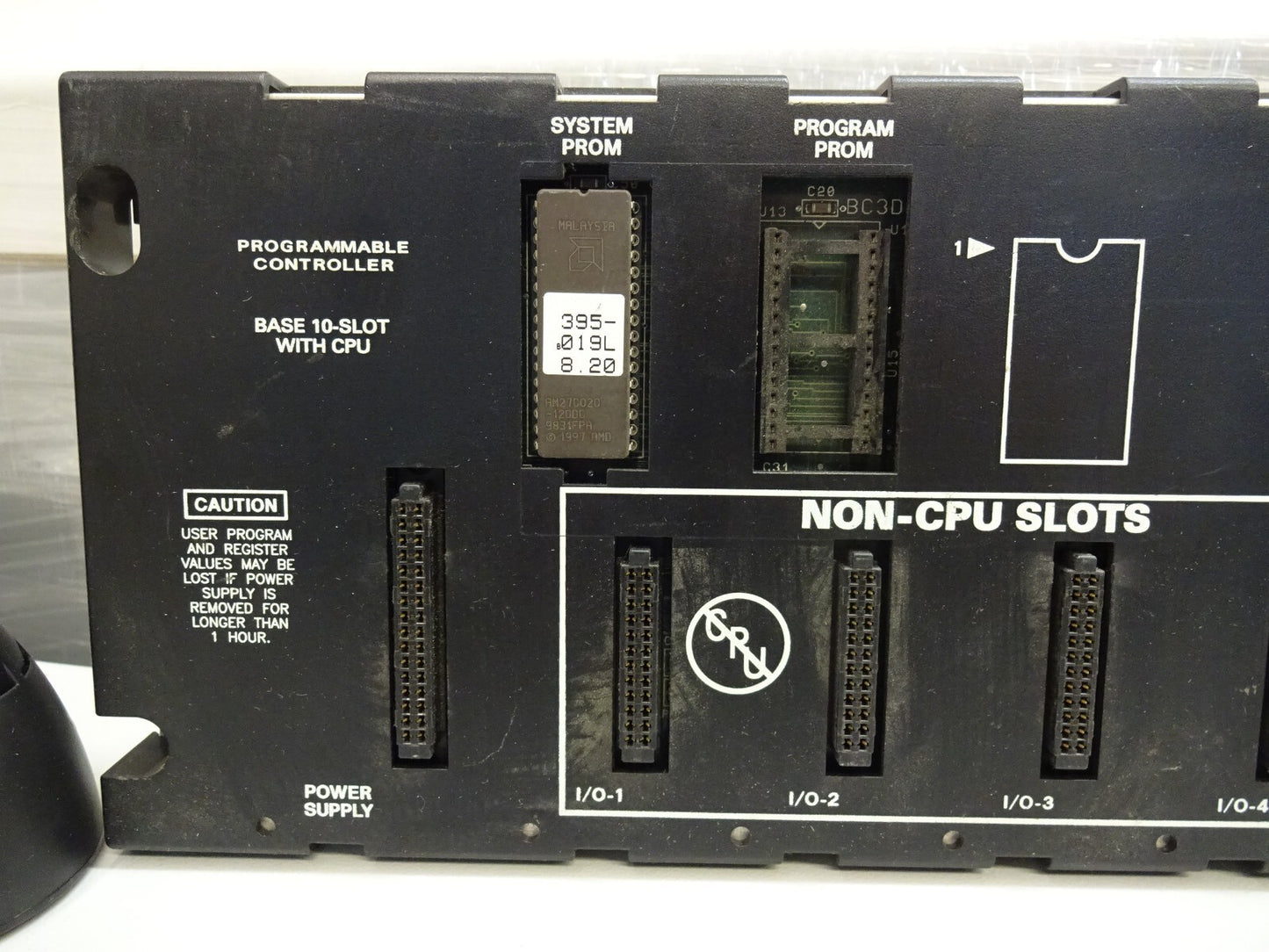 GE FANUC IC693CPU323 / IC693CPU323S 10 SLOT BASE WITH CPU